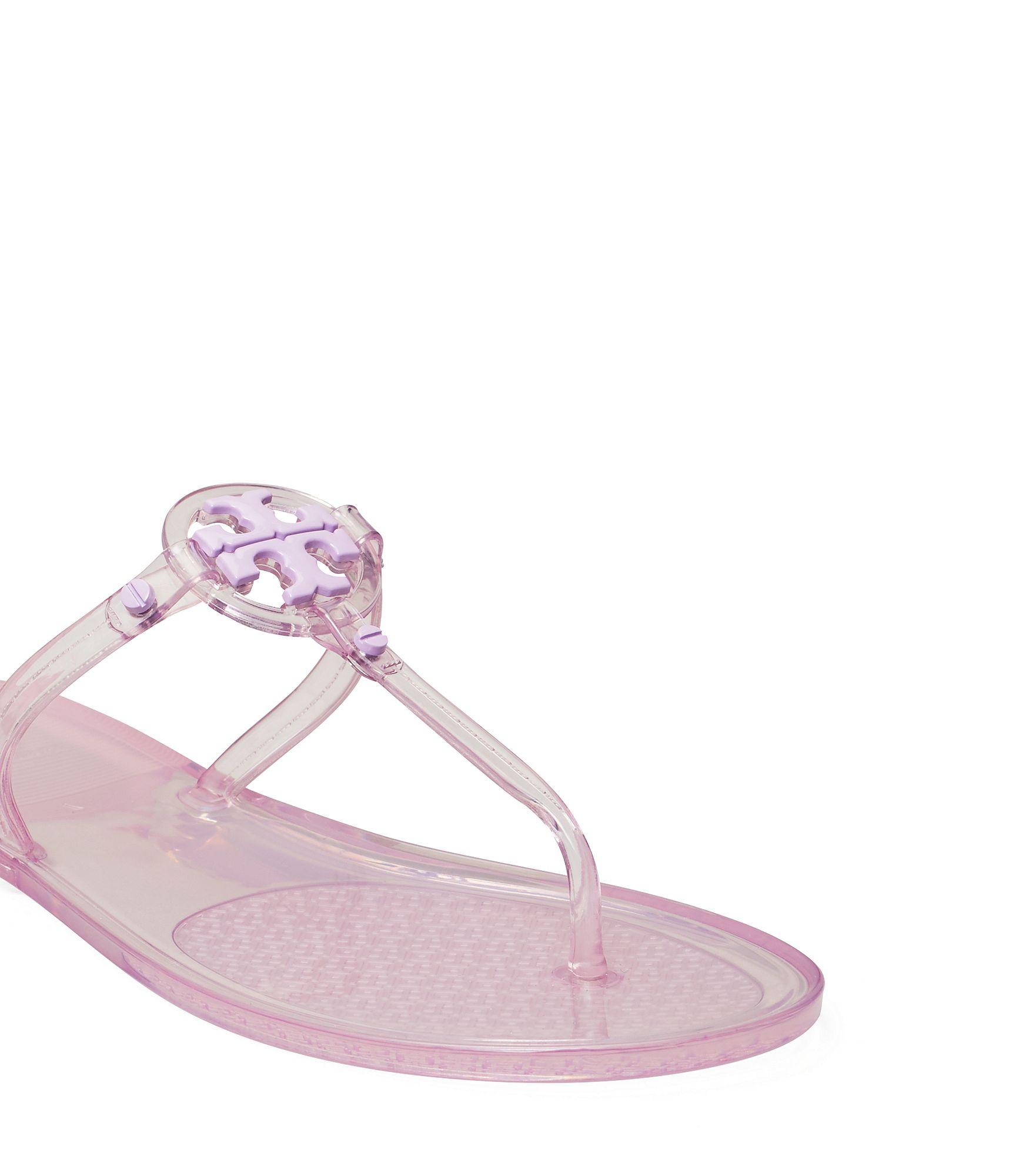 pink tory burch sandals on feet｜TikTok Search