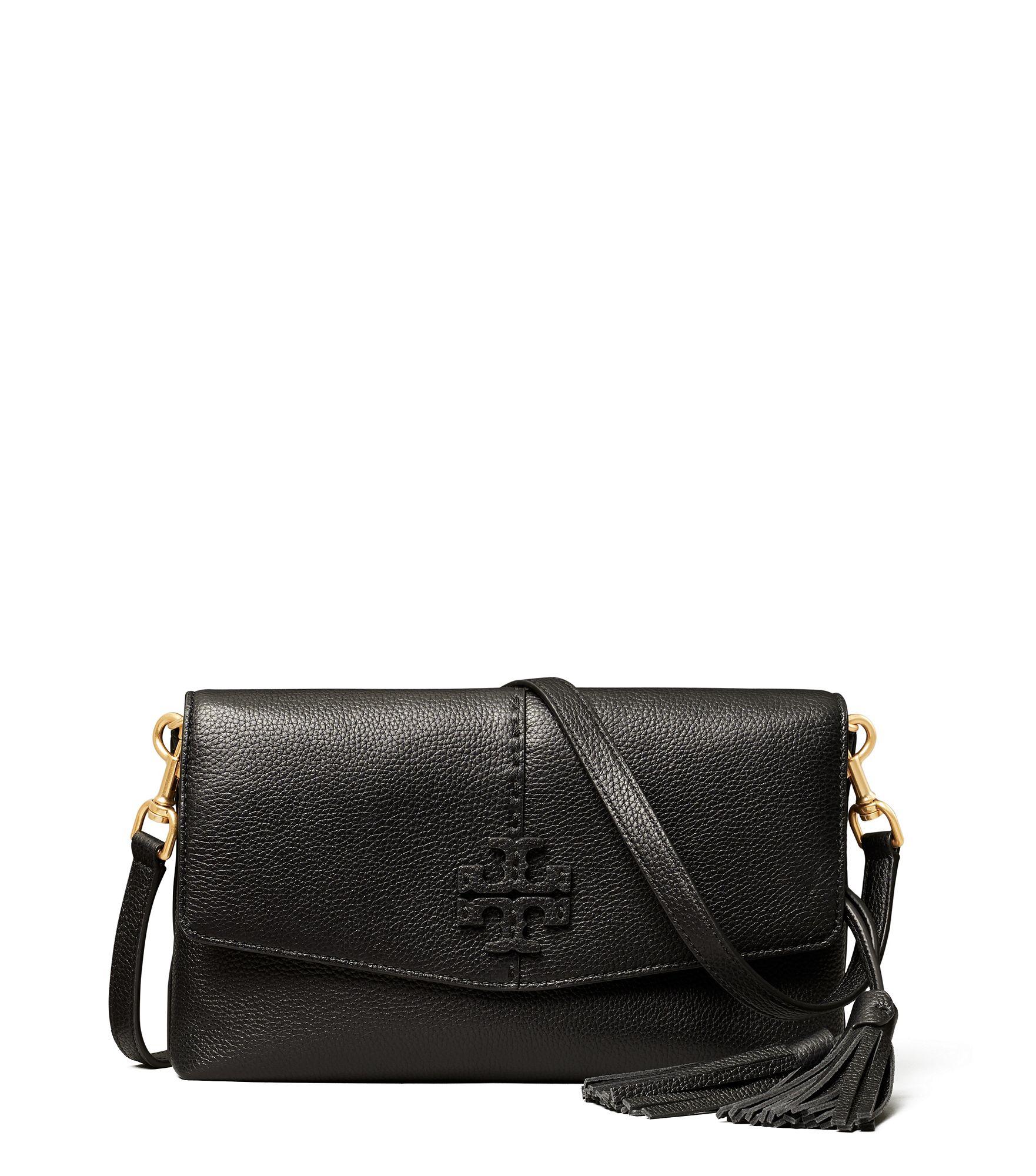 Tory Burch Leather Mcgraw Crossbody in Black Lyst