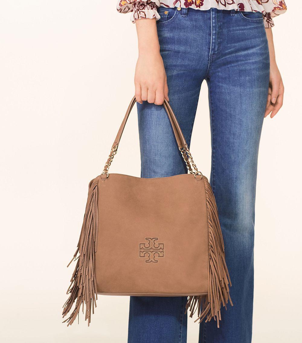 tory burch fringe bag