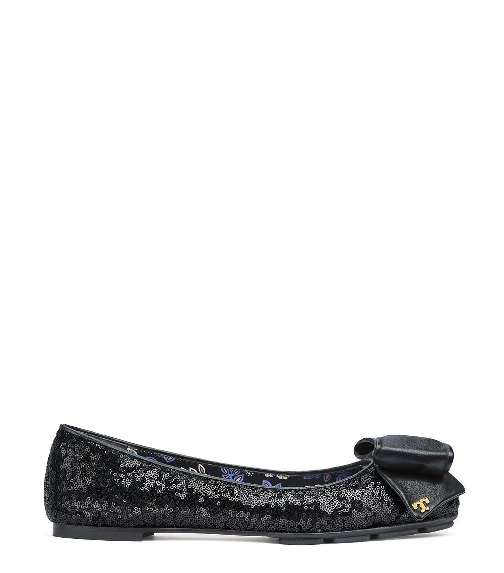 tory burch sequin flats