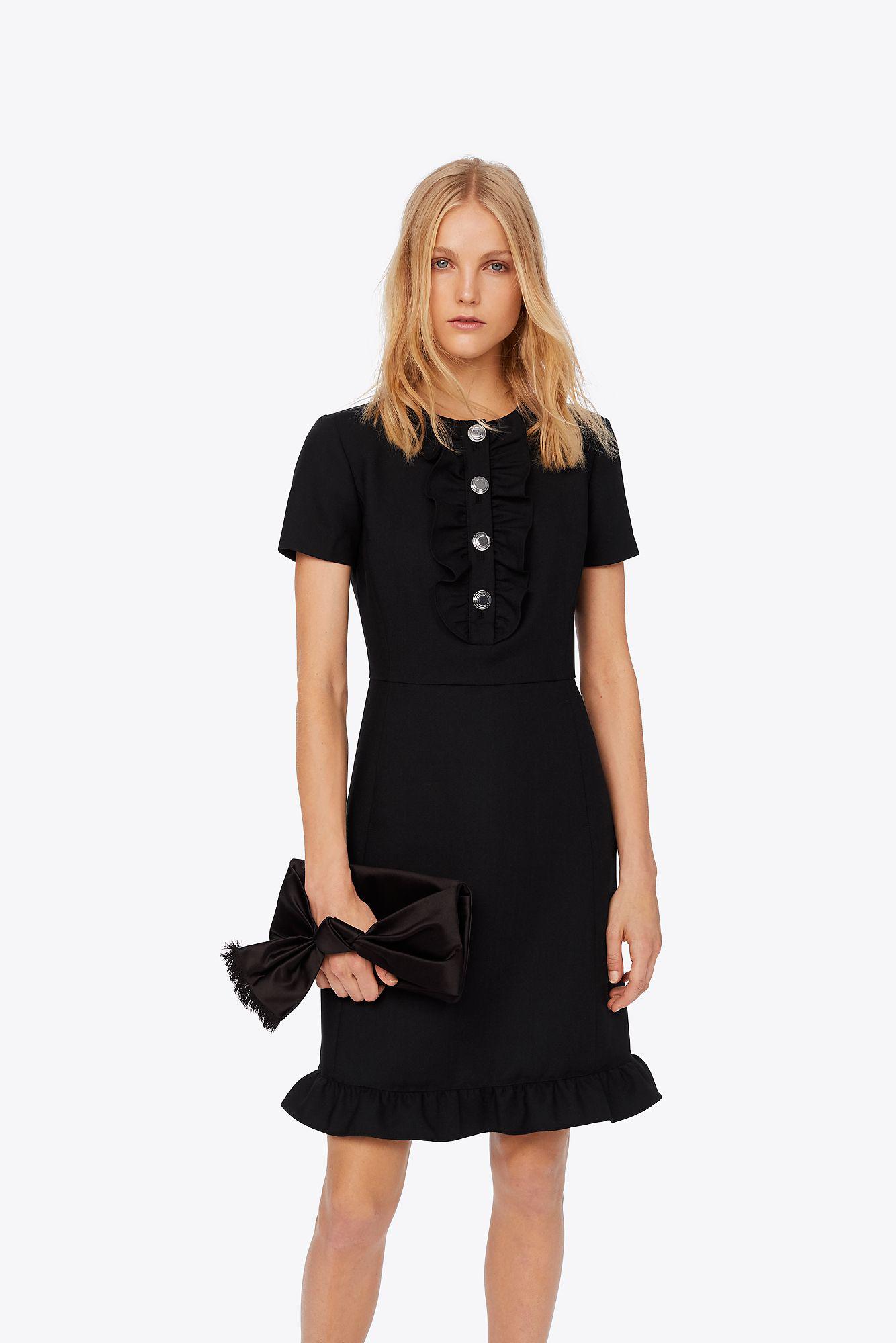 tory burch ruffle dress