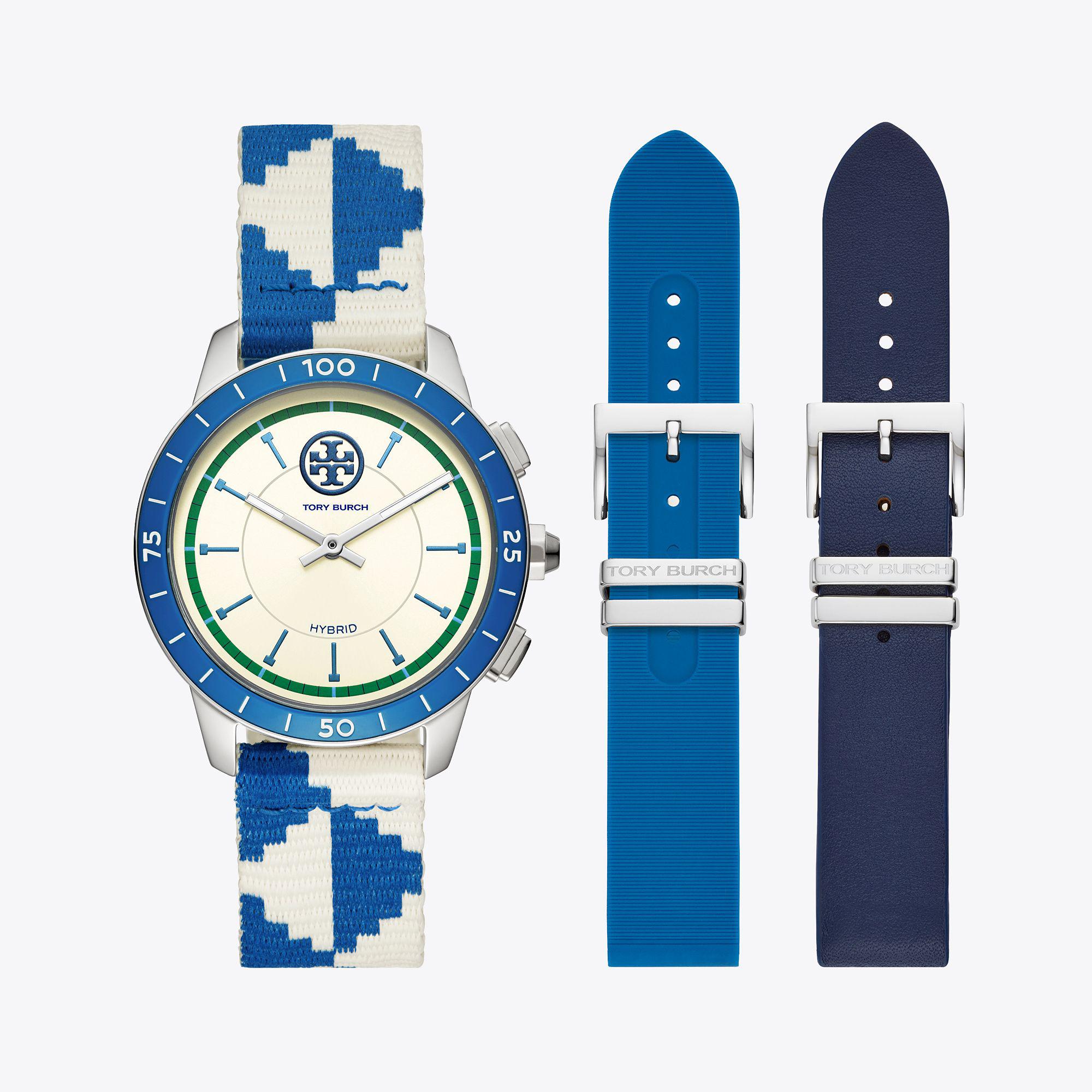 hybrid smartwatch tory burch