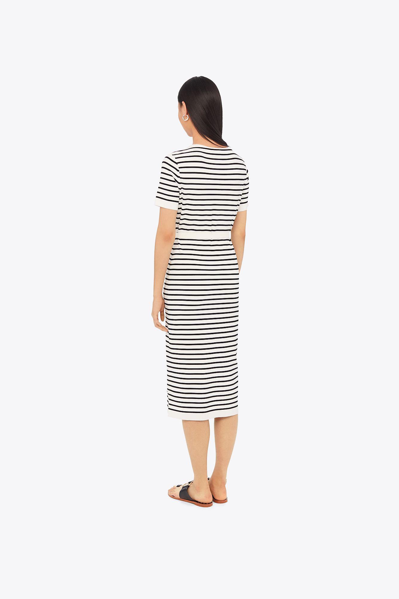 tory burch striped knit dress