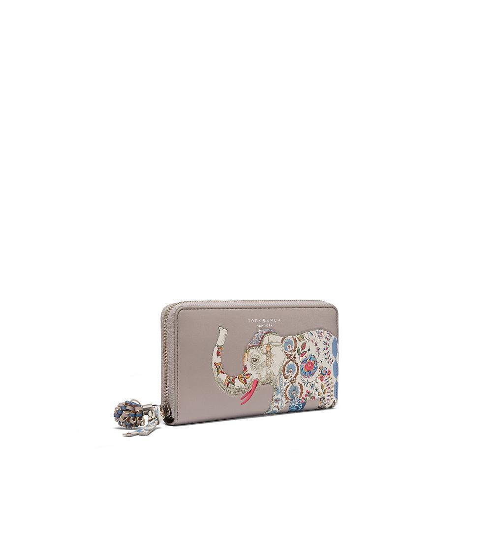 tory burch elephant wallet