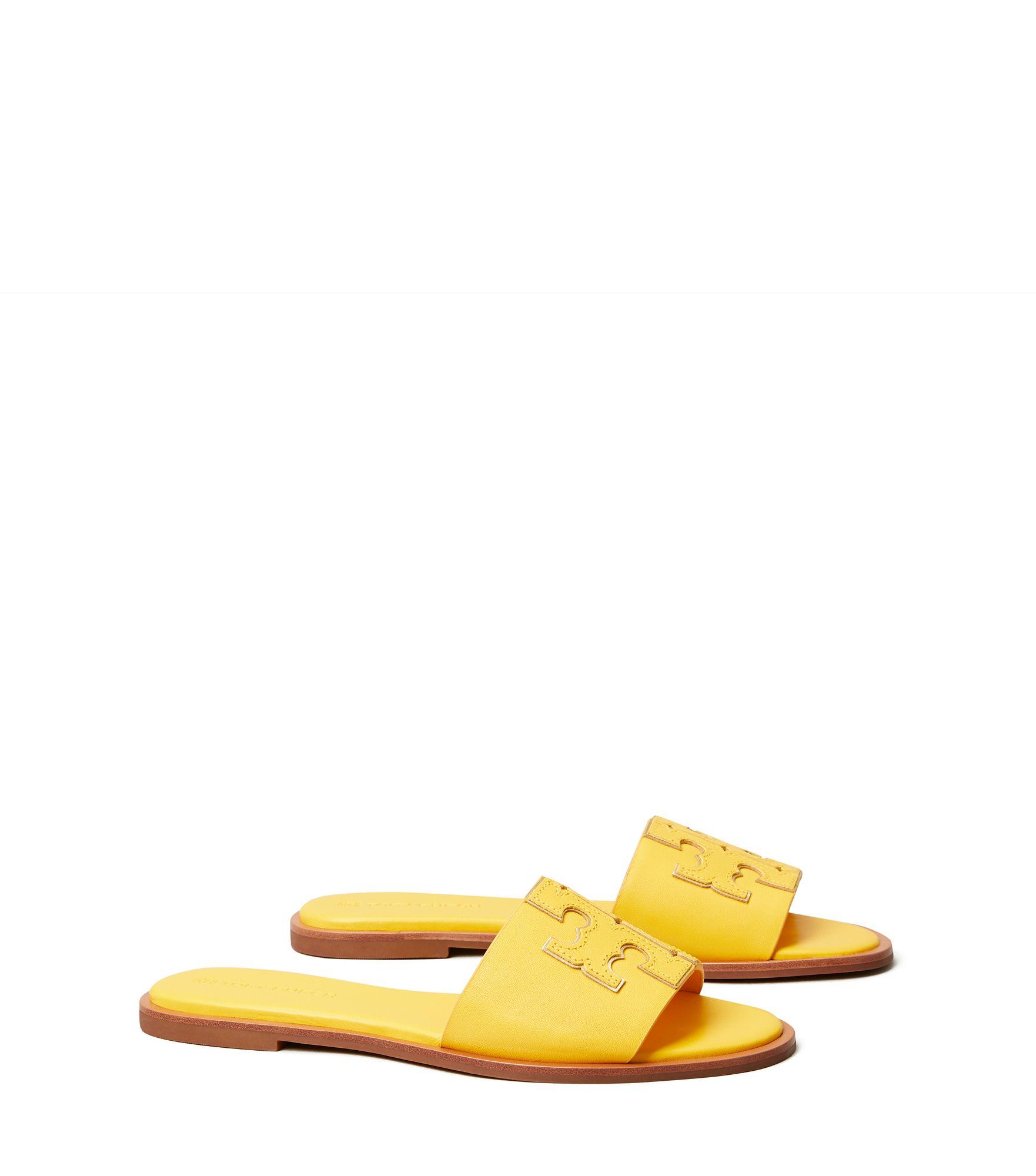 Tory Burch Ines Slide in Yellow | Lyst