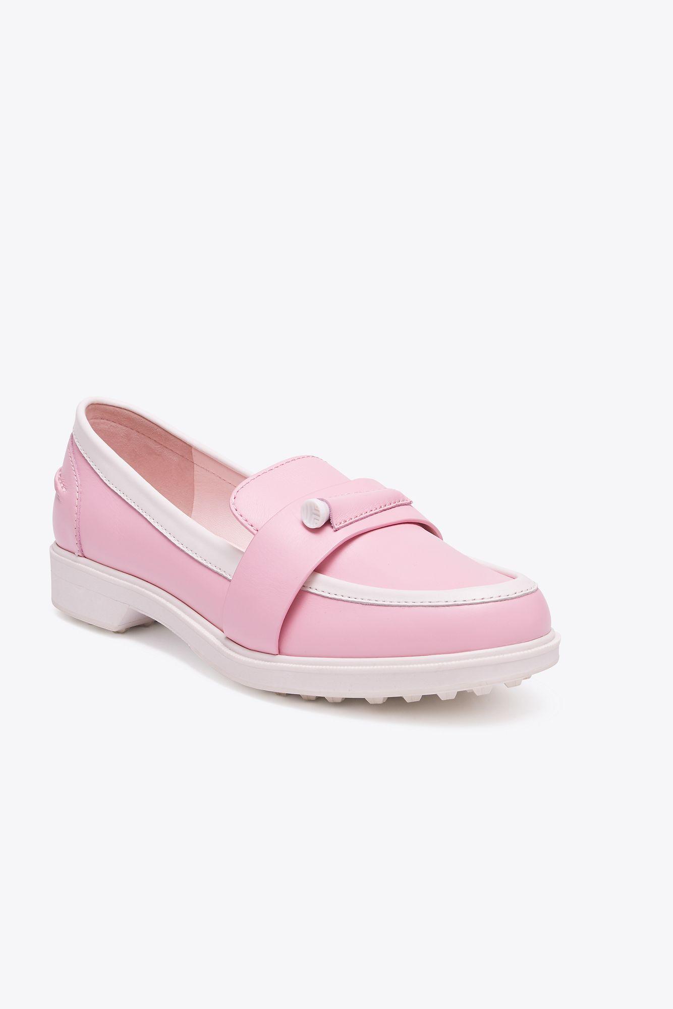Tory Sport Pocket-tee Golf Loafers in Pink - Lyst