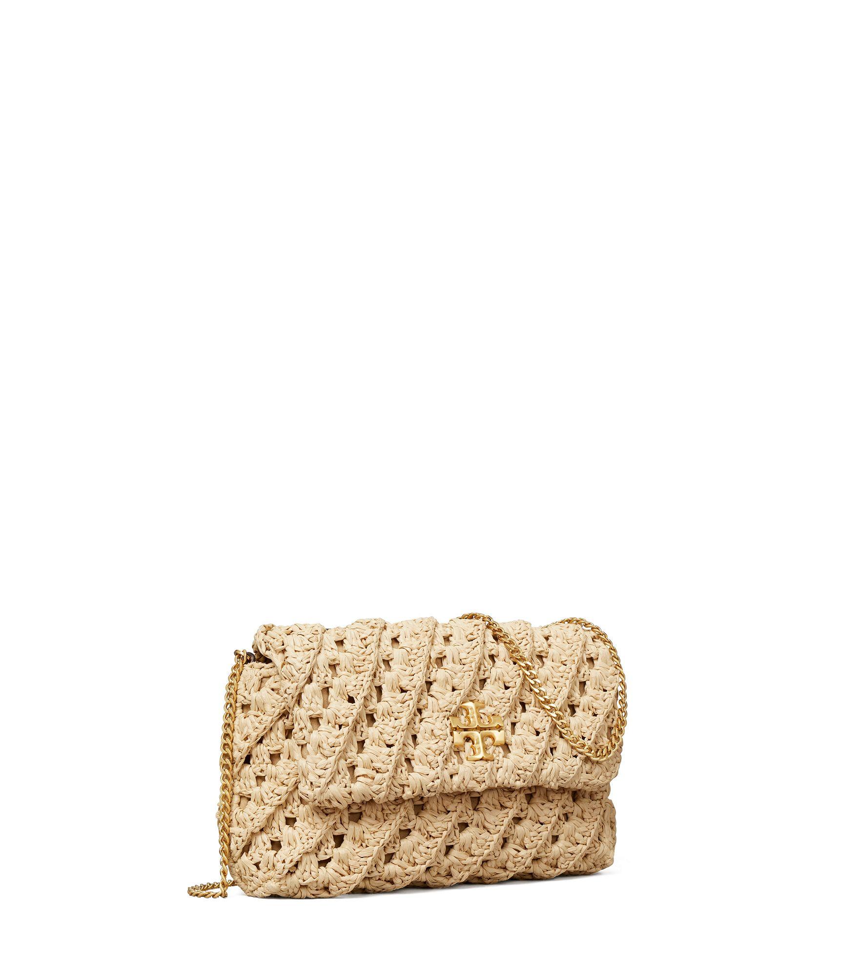 Tory Burch Mini Kira Crochet Bag in Natural | Lyst