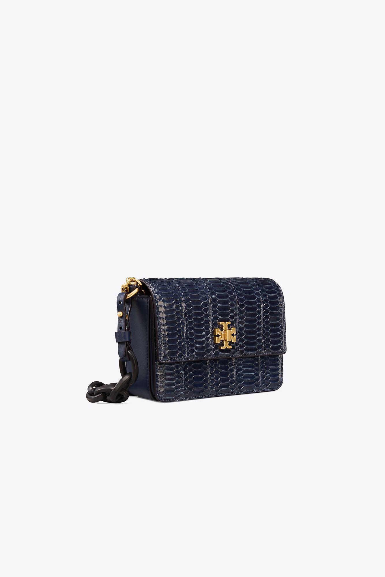Tory Burch Leather Kira Snake Double-strap Mini Bag in ...