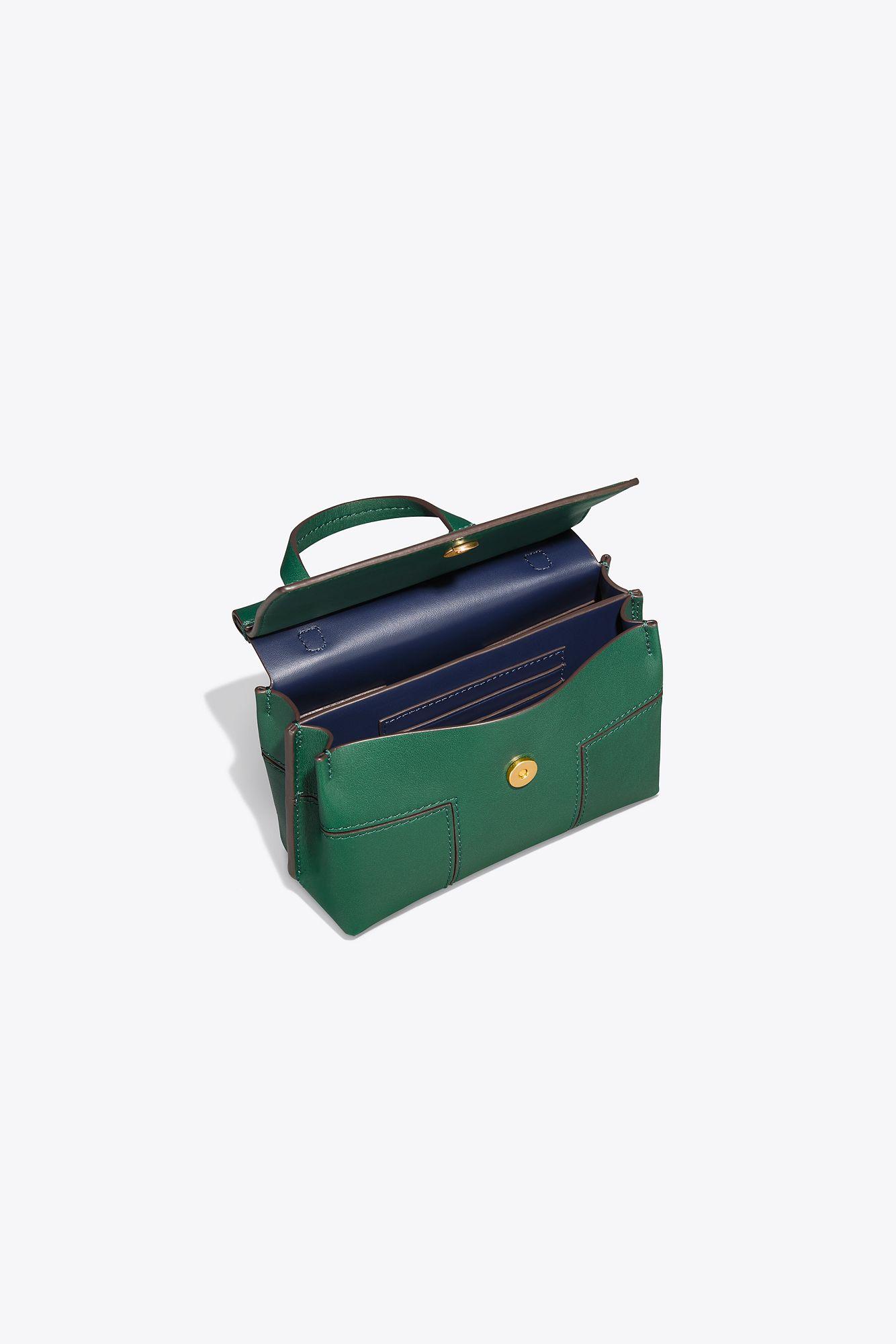 Tory Burch Thea Mini Satchel - Brown Mini Bags, Handbags - WTO53731