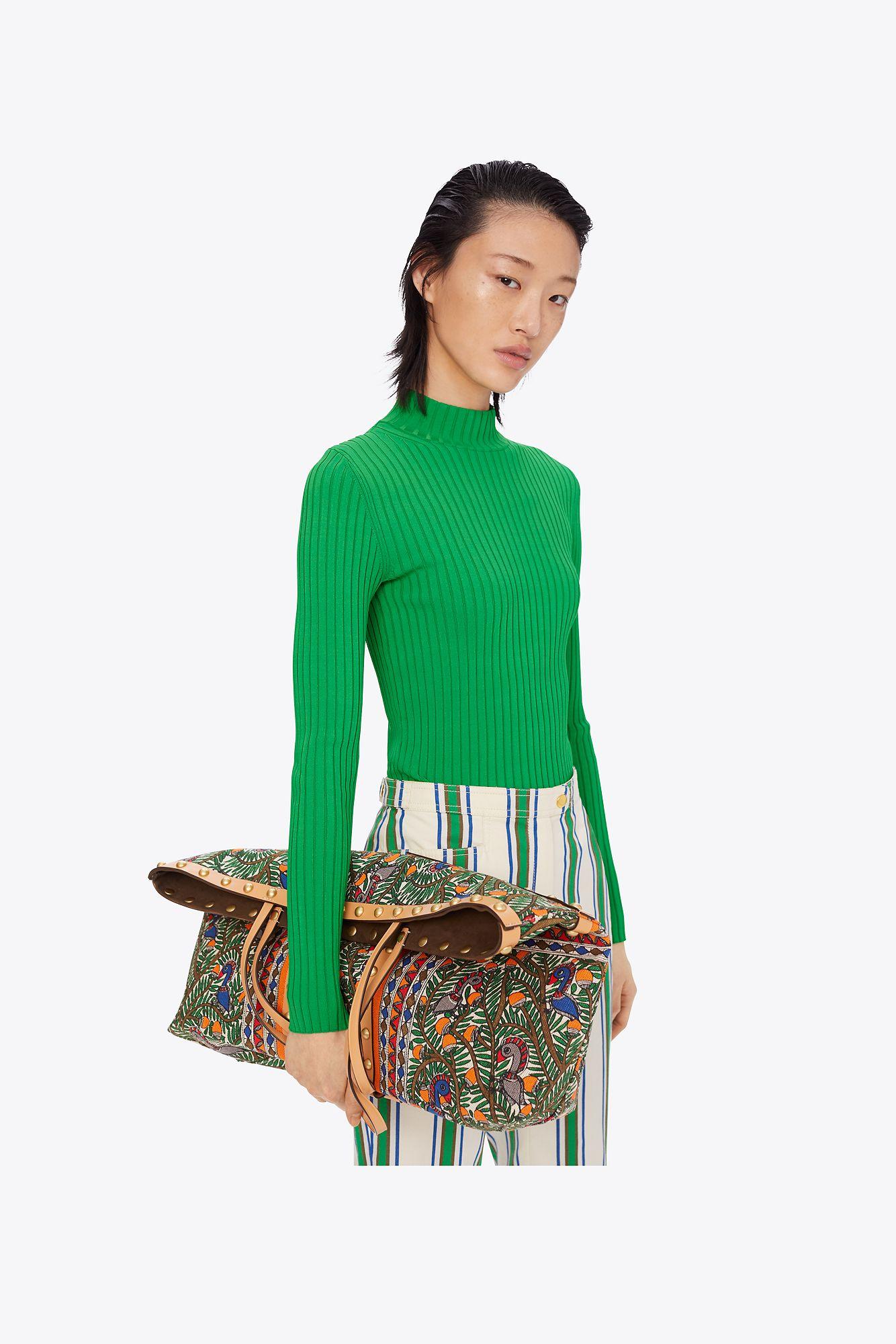 Tory burch green sweater Clearance