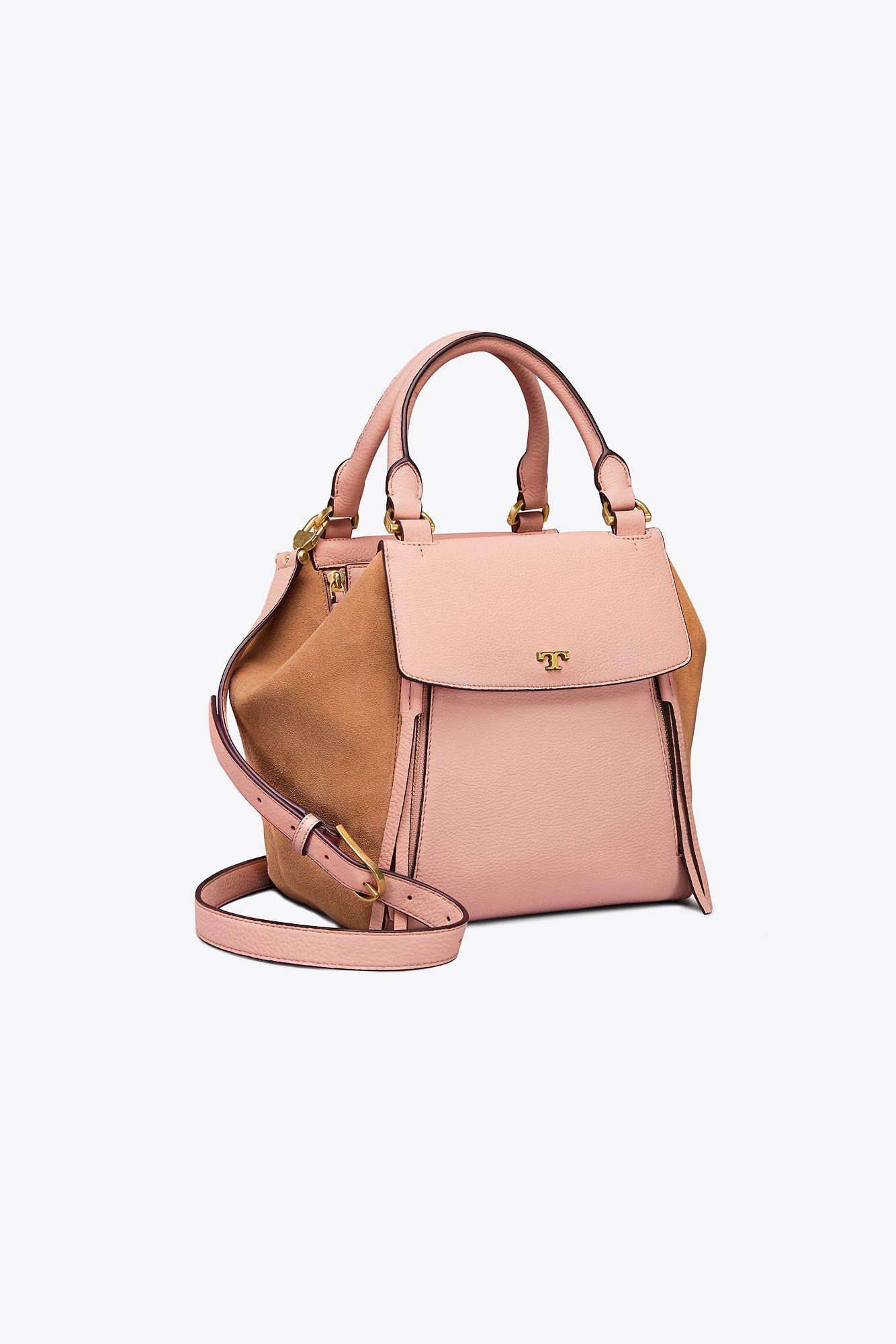 tory half moon satchel