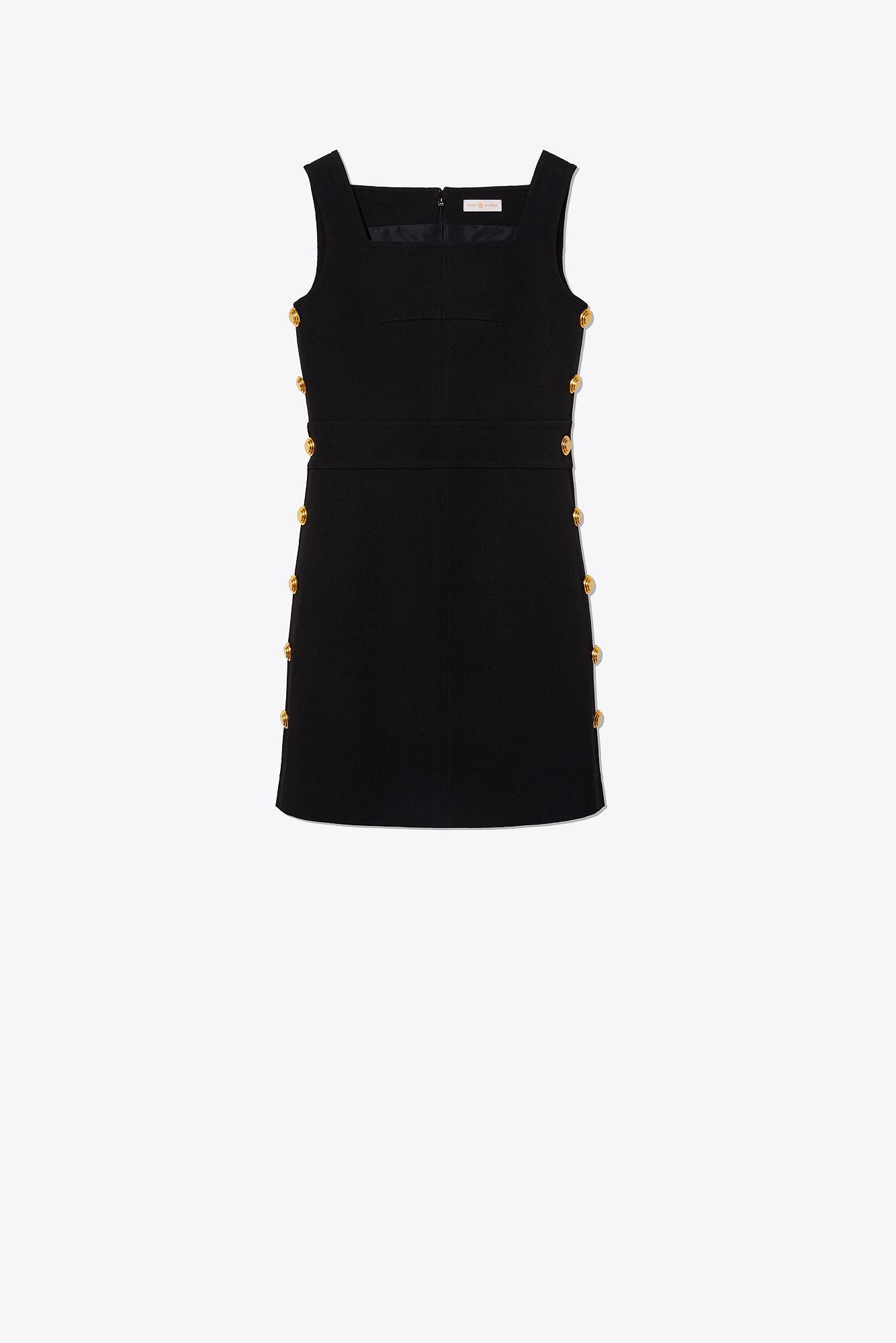 tory burch side button shift dress