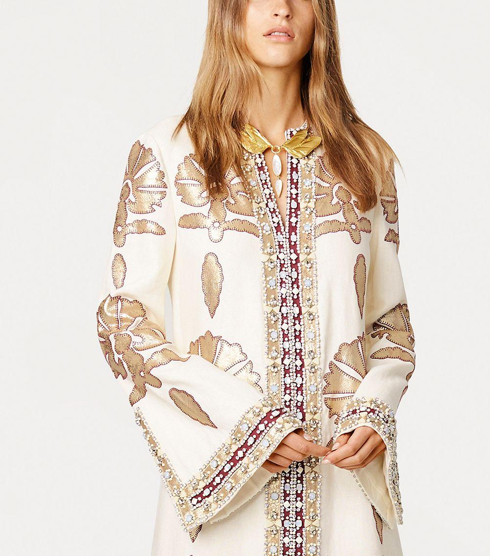 Tory Burch Skye Caftan | Lyst