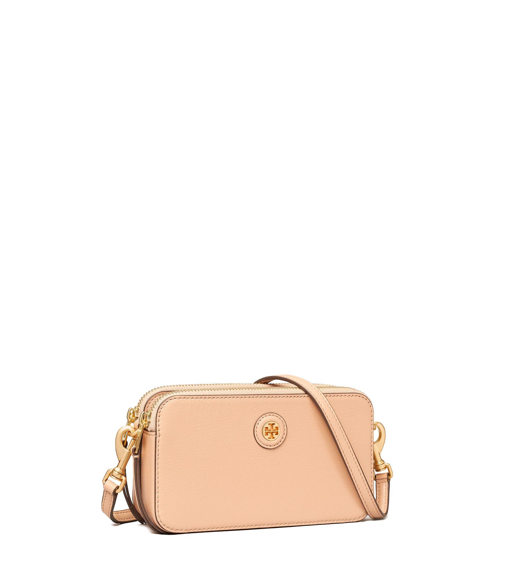 tory burch double zip mini bag