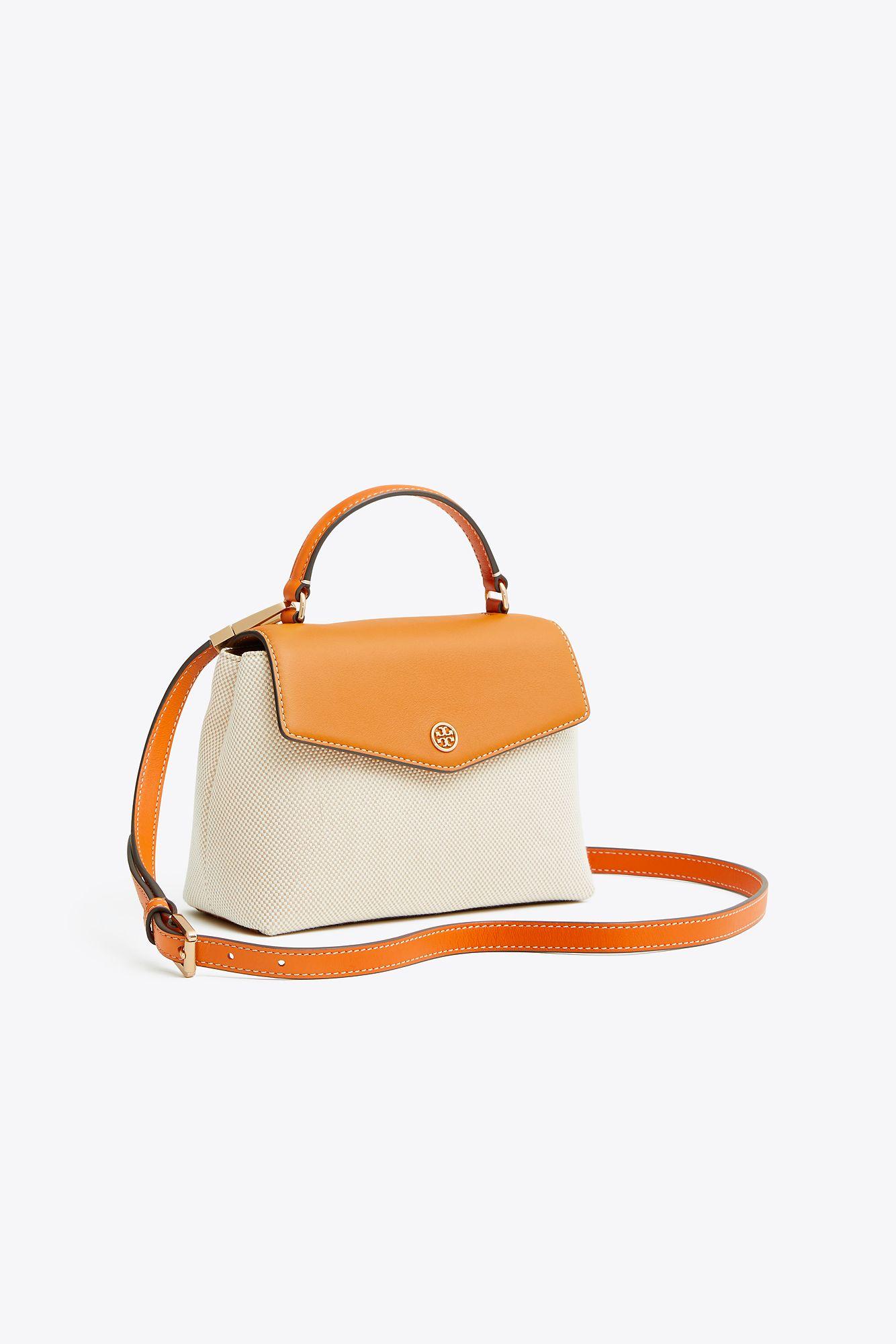 tory burch robinson canvas