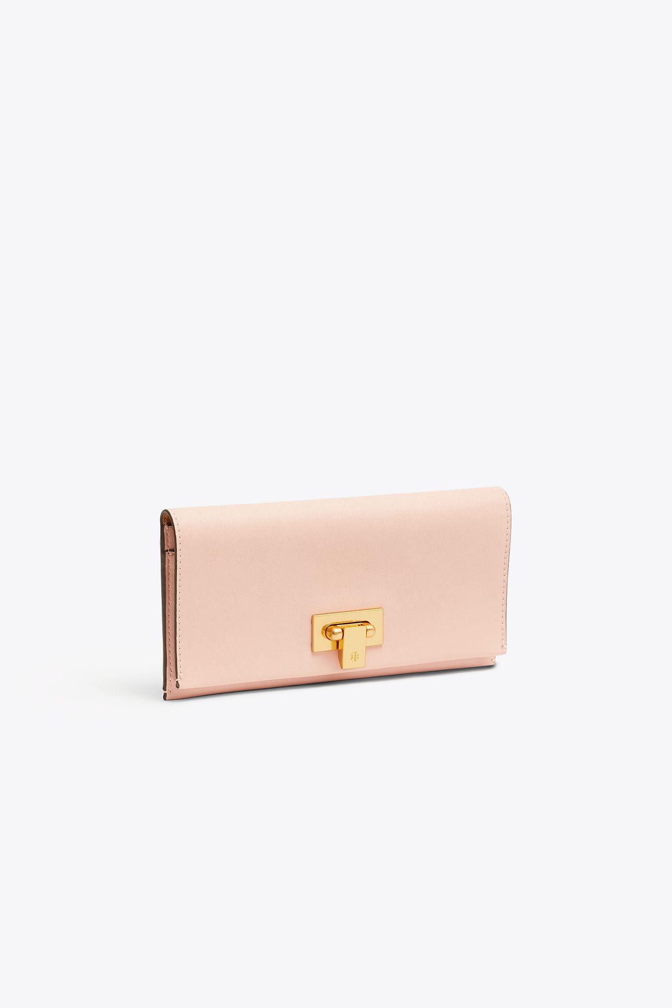 Robinson Spazzolato Color-Block Zip Slim Wallet: Women's Designer