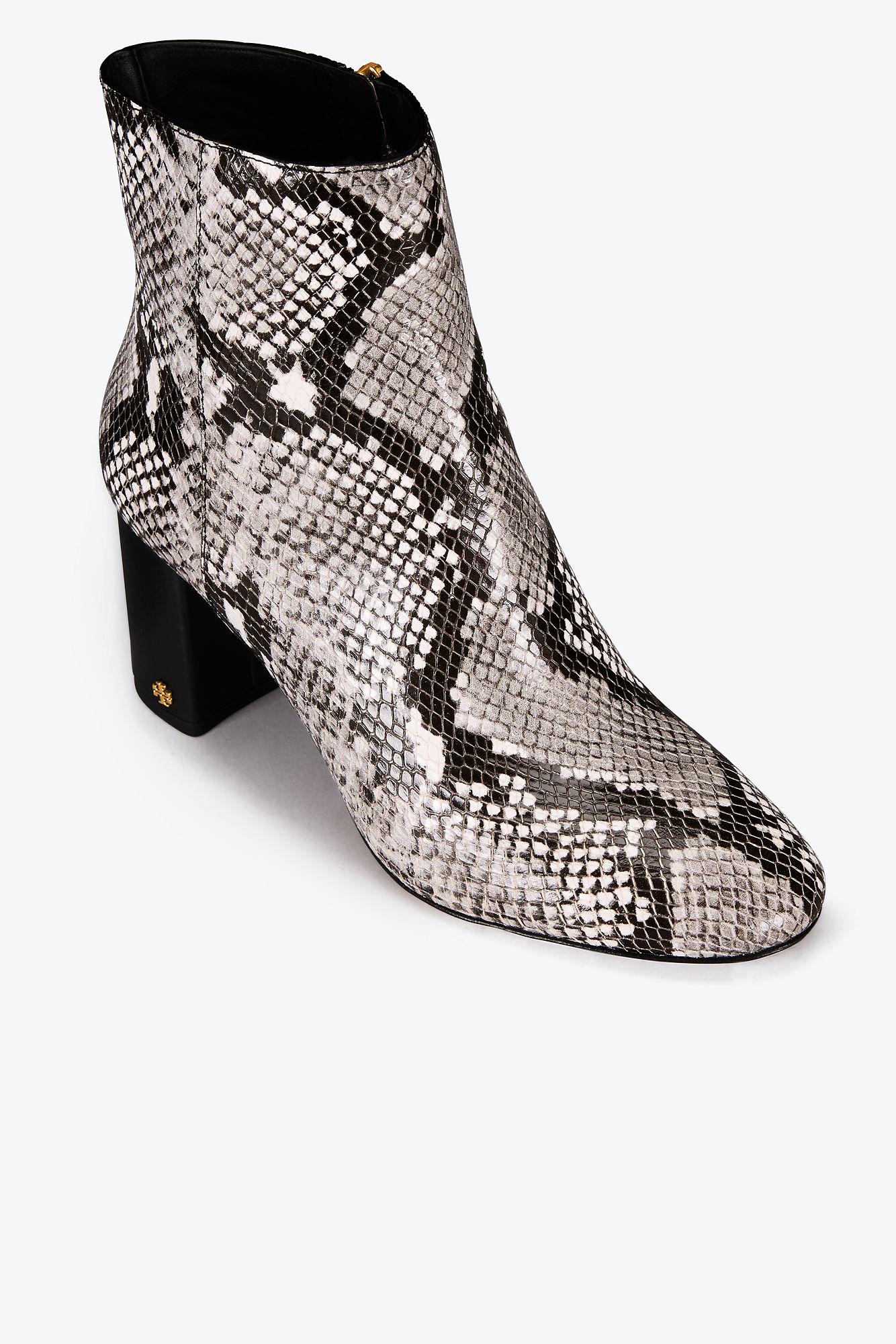 tory burch brooke embossed bootie