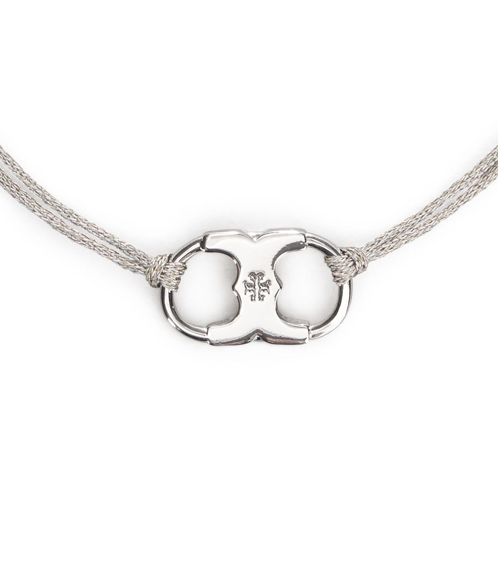 Tory Burch Silk Embrace Ambition Bracelet in Metallic Lyst