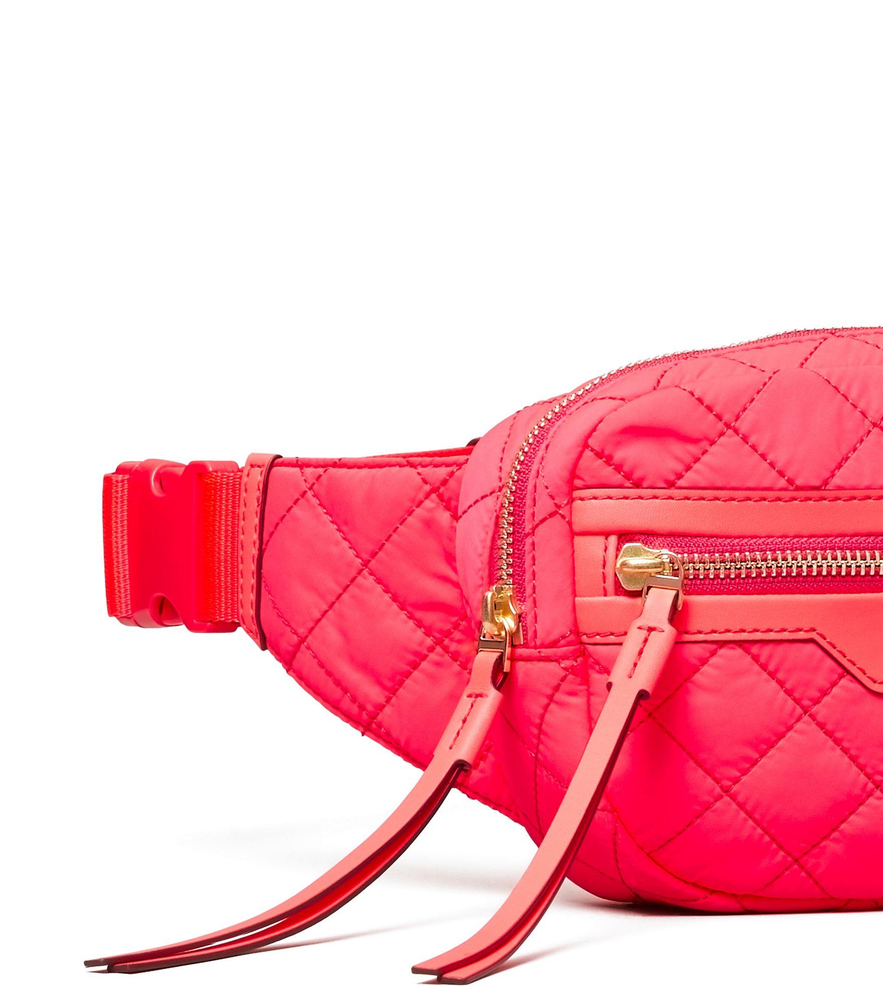 Tory Burch Perry Quilted Nylon Belt Bag in Pink | Lyst Canada