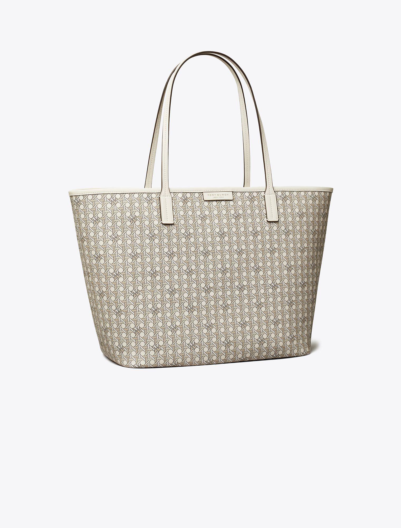 Tory Burch Ever-ready Open Tote in White | Lyst