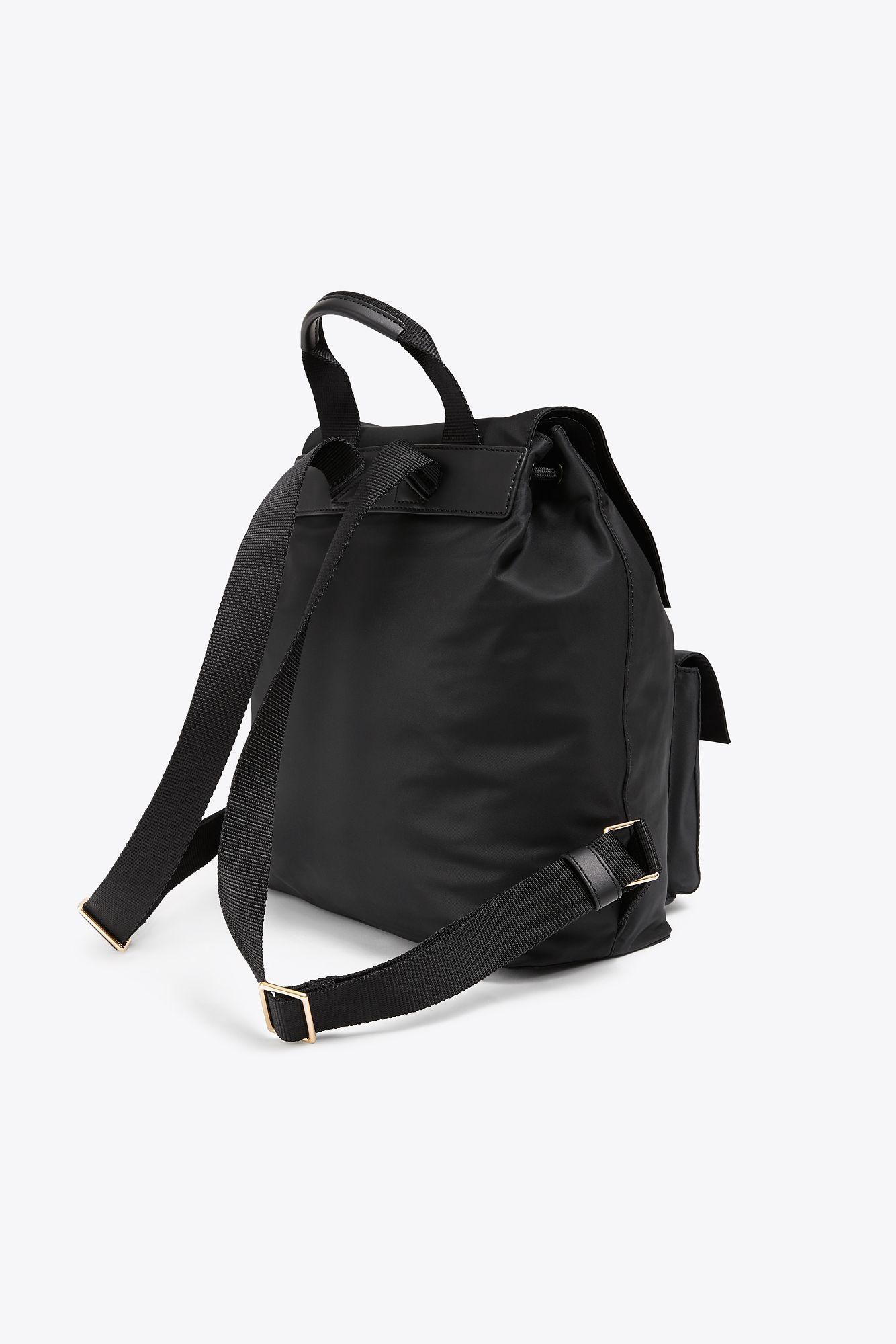 carter flap backpack tory burch