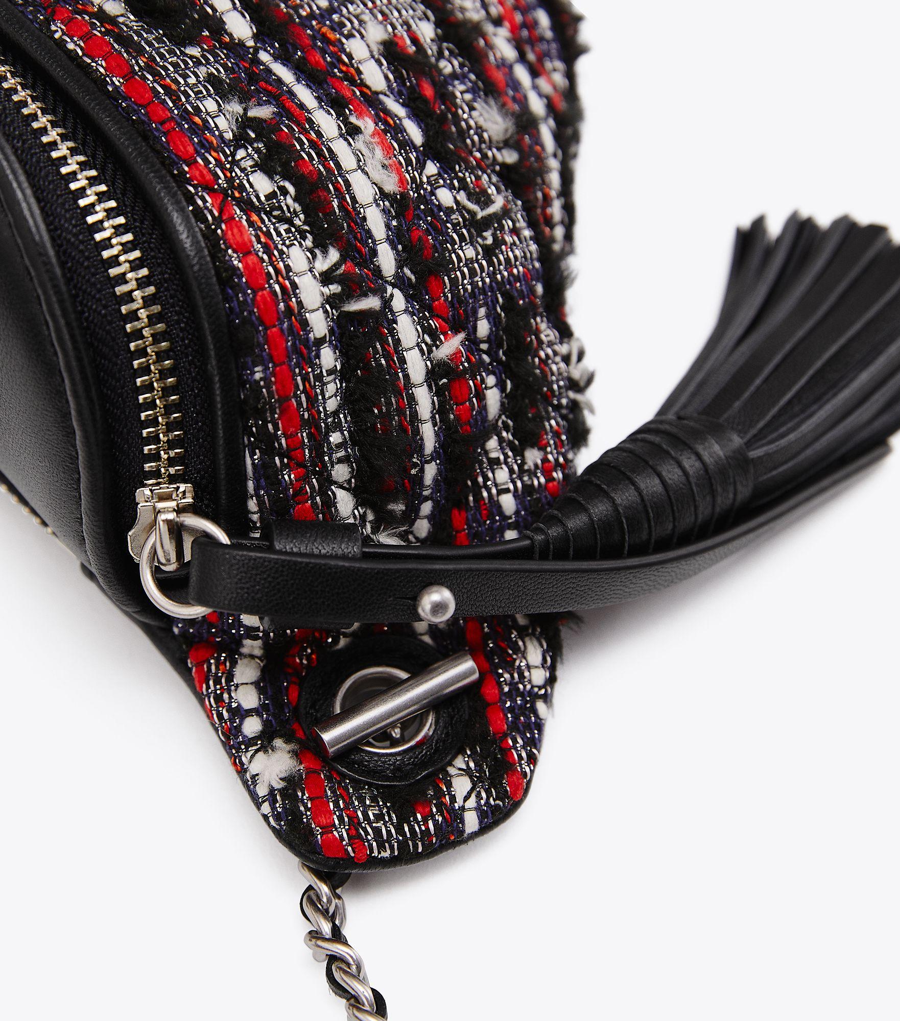 Tory burch fleming tweed belt bag sale