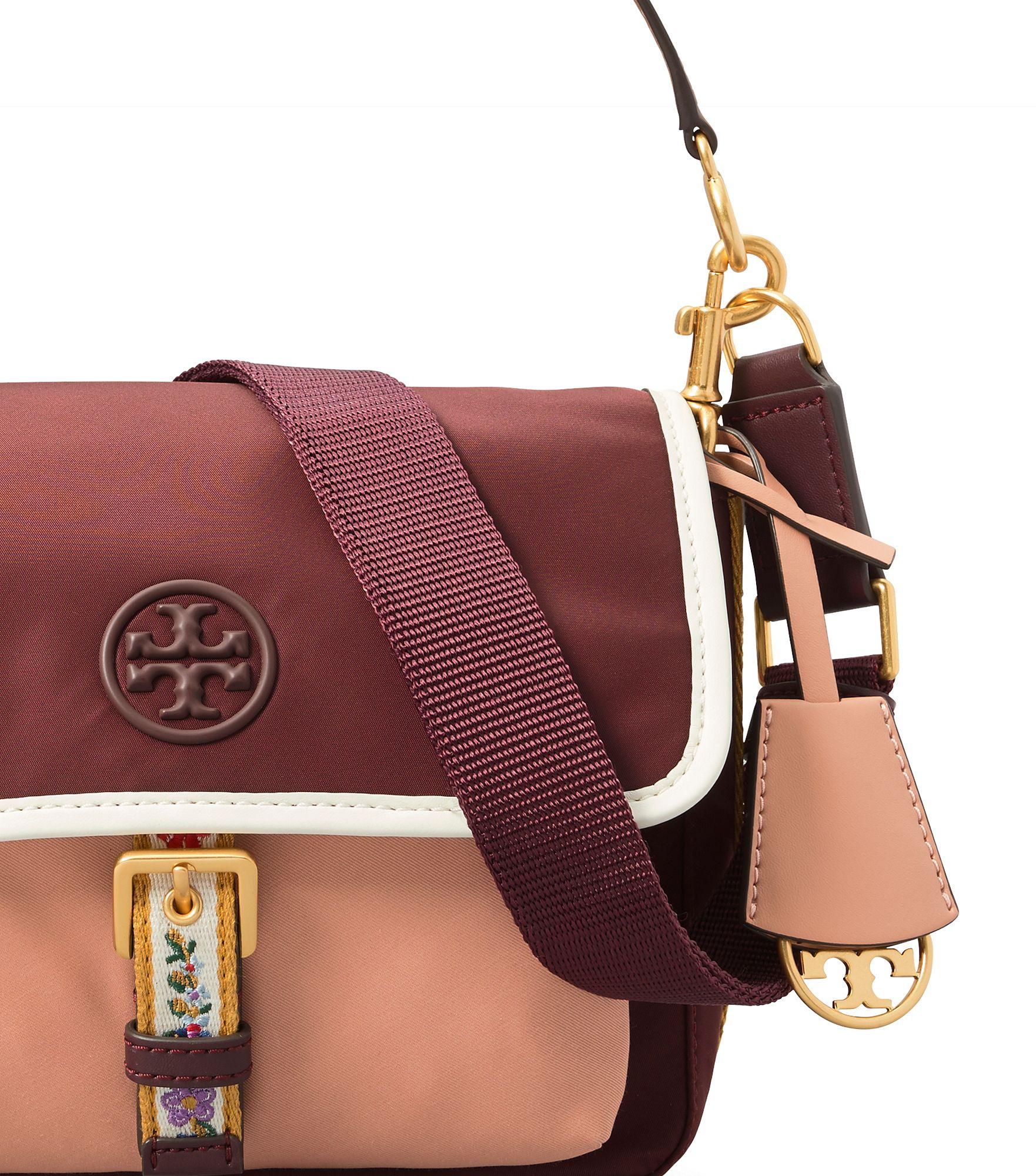 tory burch perry tote pink moon