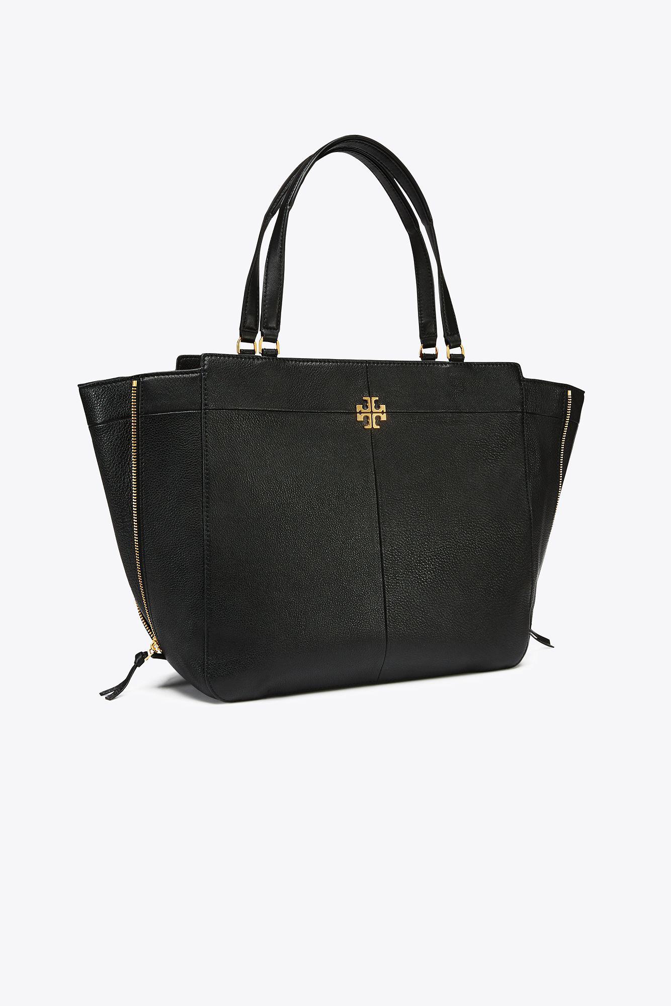 tory burch black side bag