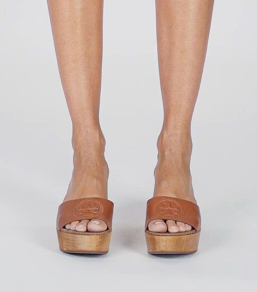 patty heeled wedge slide