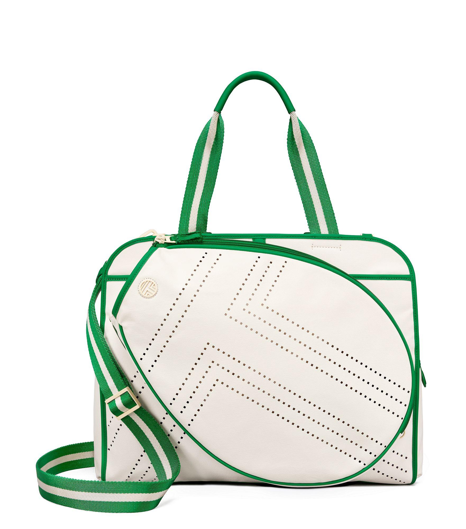 Tory Sport Convertible Perforated-t Tennis Tote in Green | Lyst