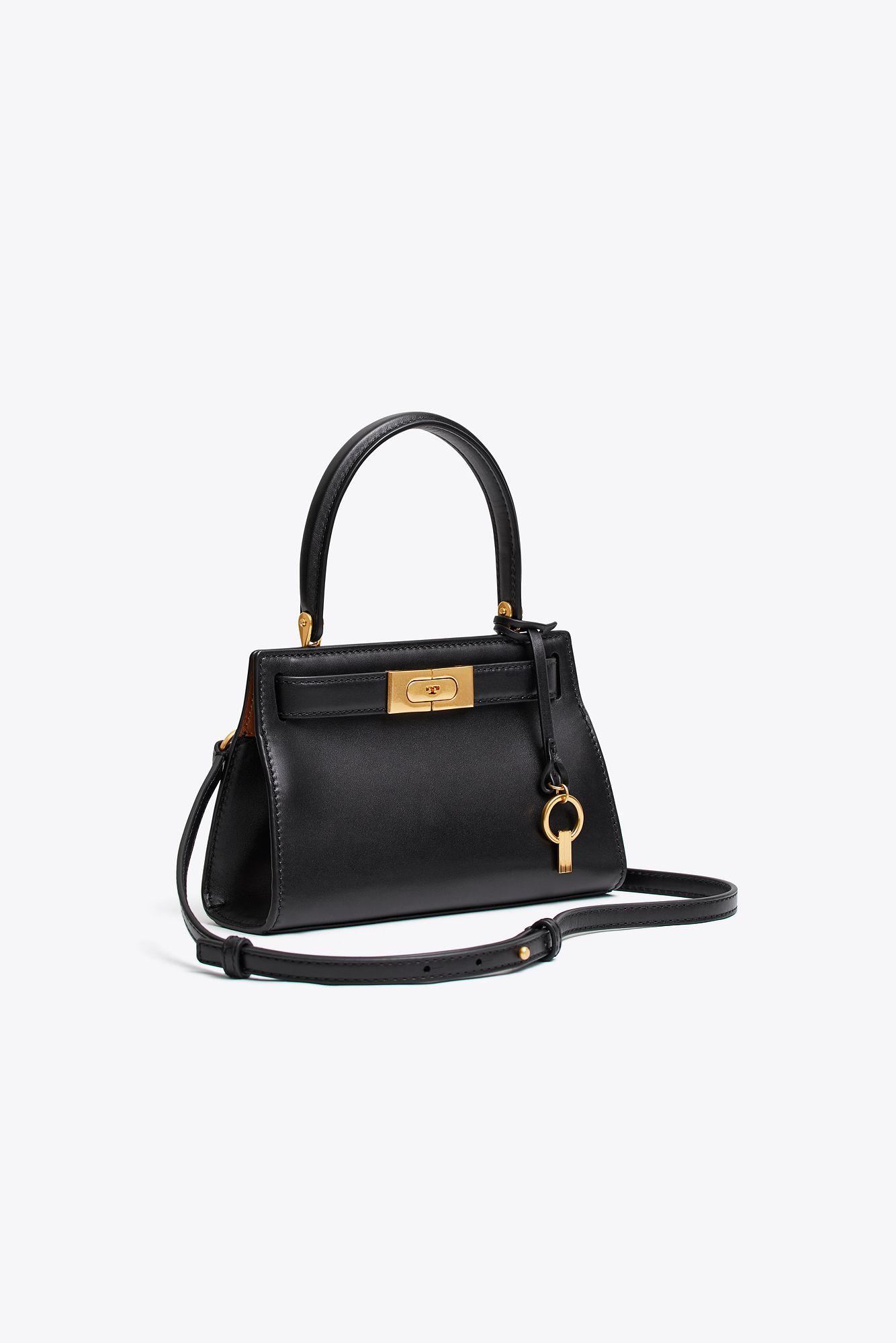 Tory Burch Leather Lee Radziwill Petite Bag in Black - Save 40% - Lyst