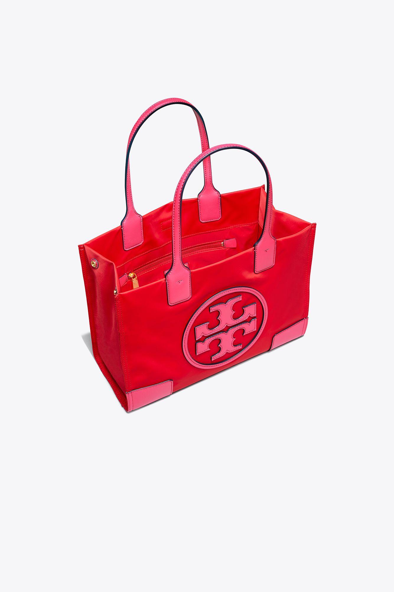 tory burch ella color block mini tote