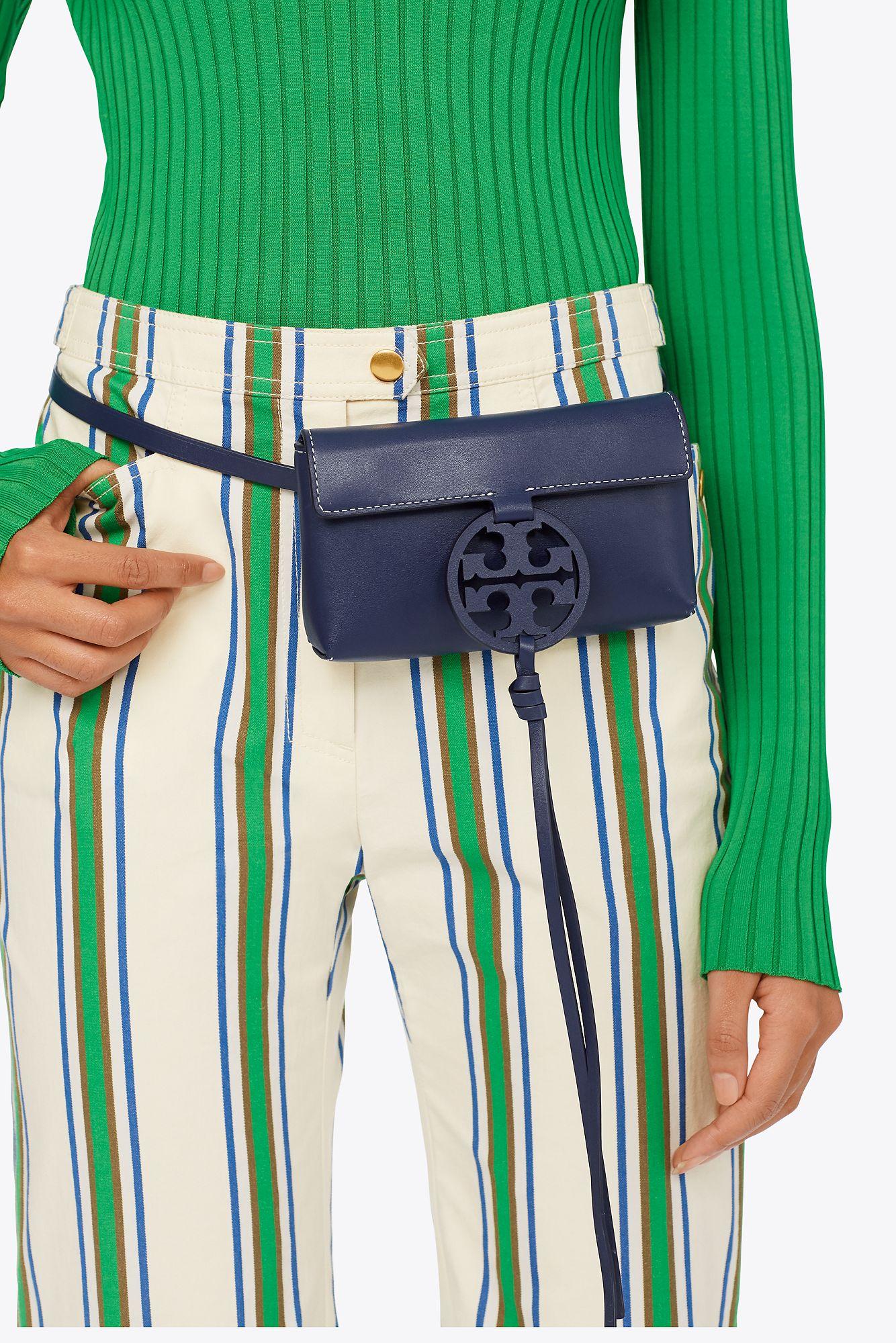 Tory Burch Miller Belt Bag in Blue | Lyst Tory Burch Miller Belt Bag in Blue | Lyst