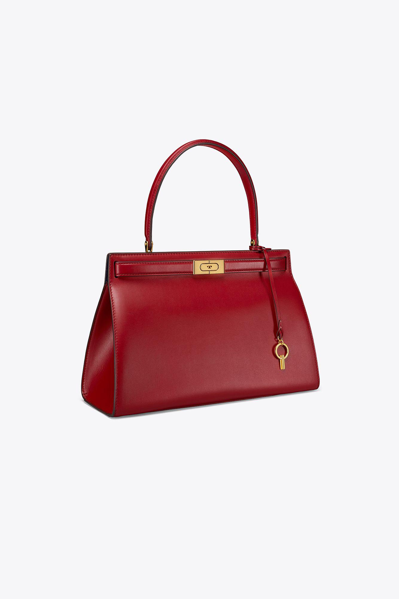 Tory Burch Lee Radziwill Bag in Red | Lyst