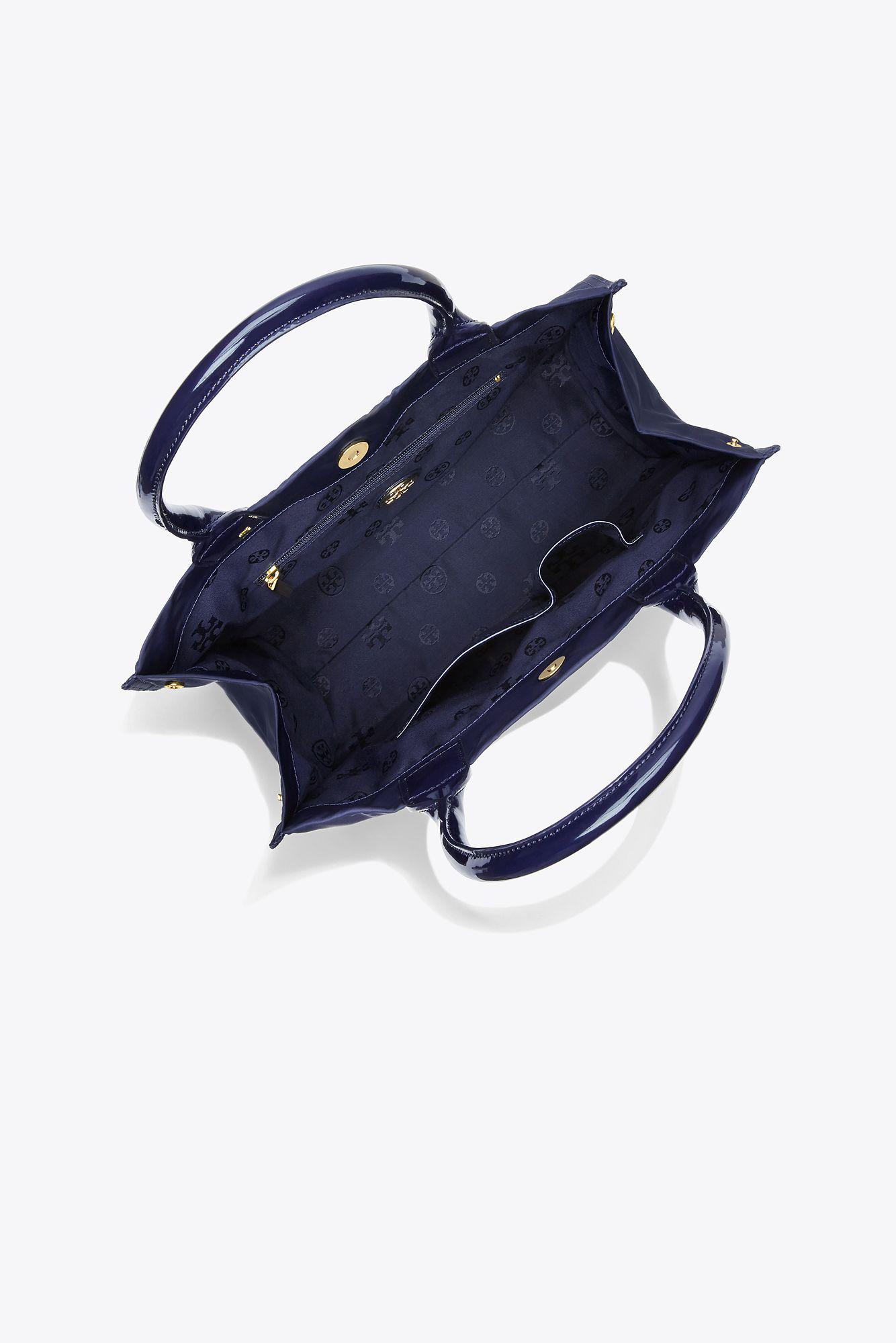 ella patent mini tote