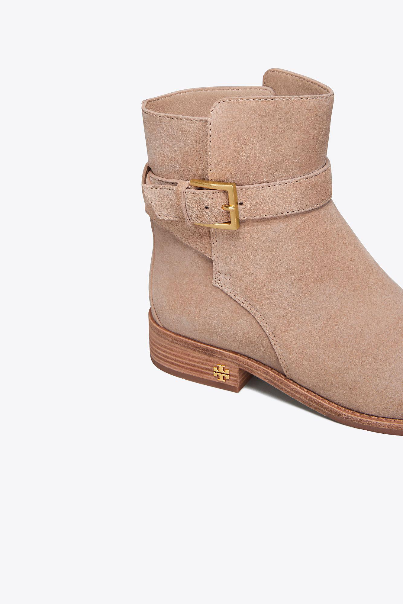 Tory Burch Brooke Ankle Bootie in Natural | Lyst