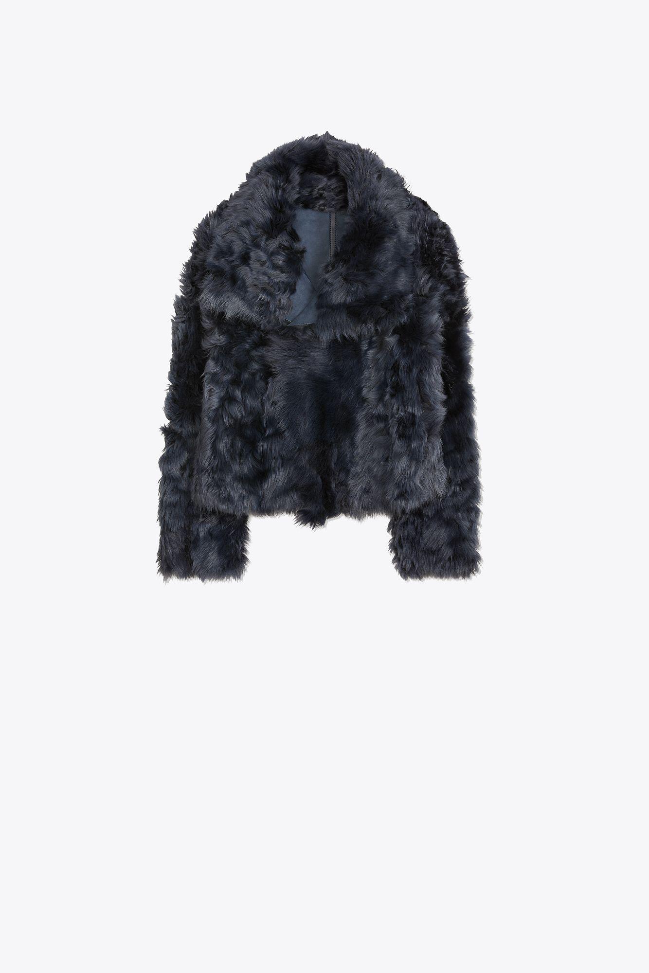 tory burch fur jacket