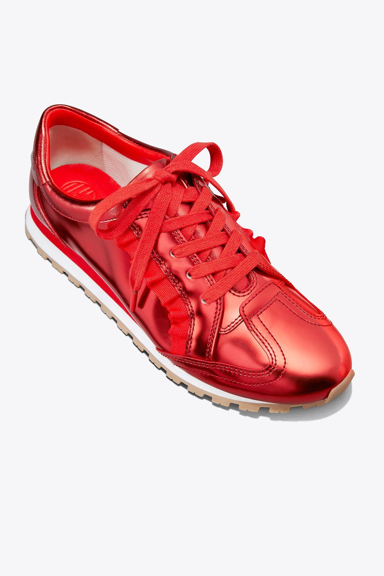 tory sport ruffle trainers