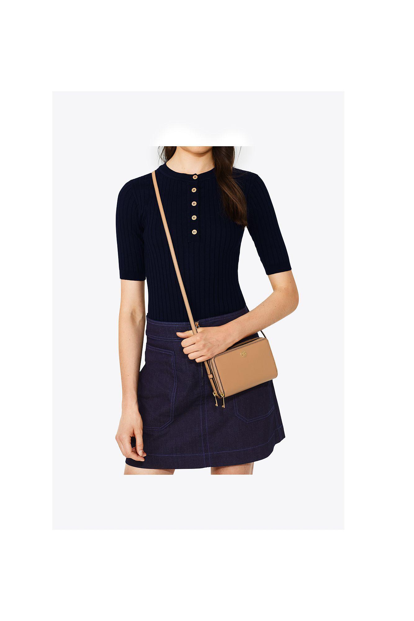 parker double zip mini bag