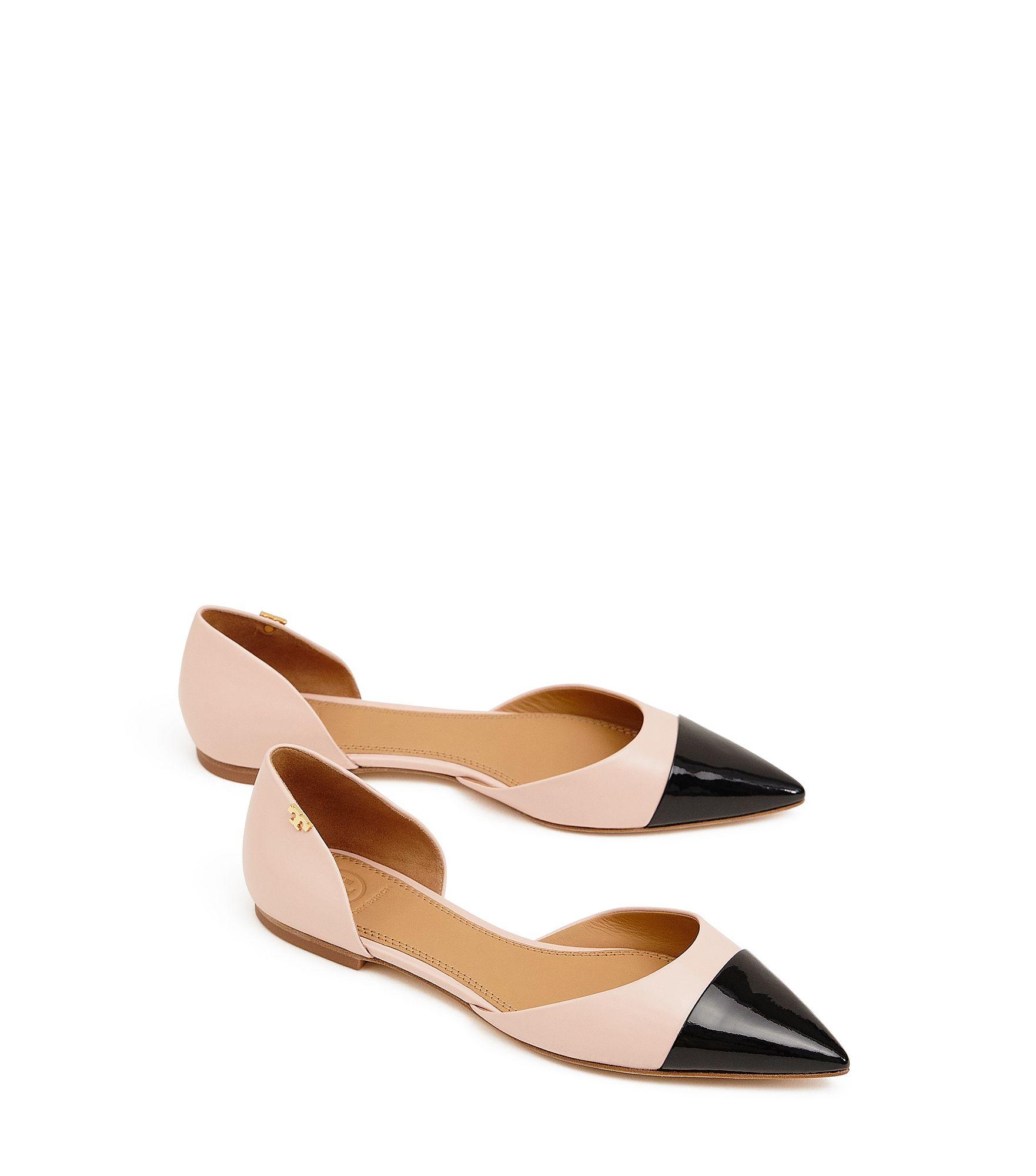 tory burch penelope cap toe flat