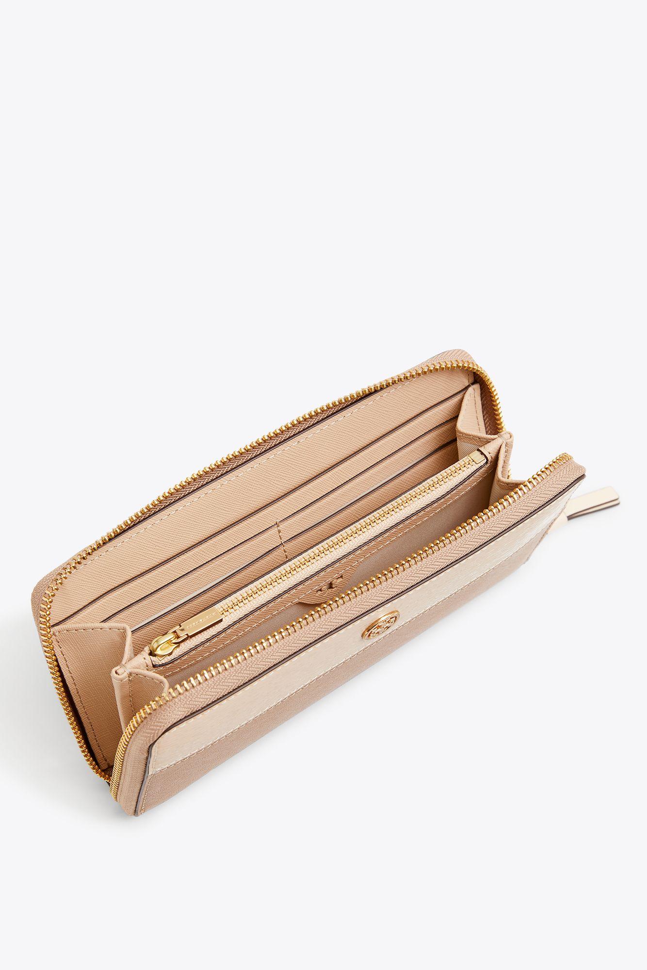 tory burch robinson continental wallet