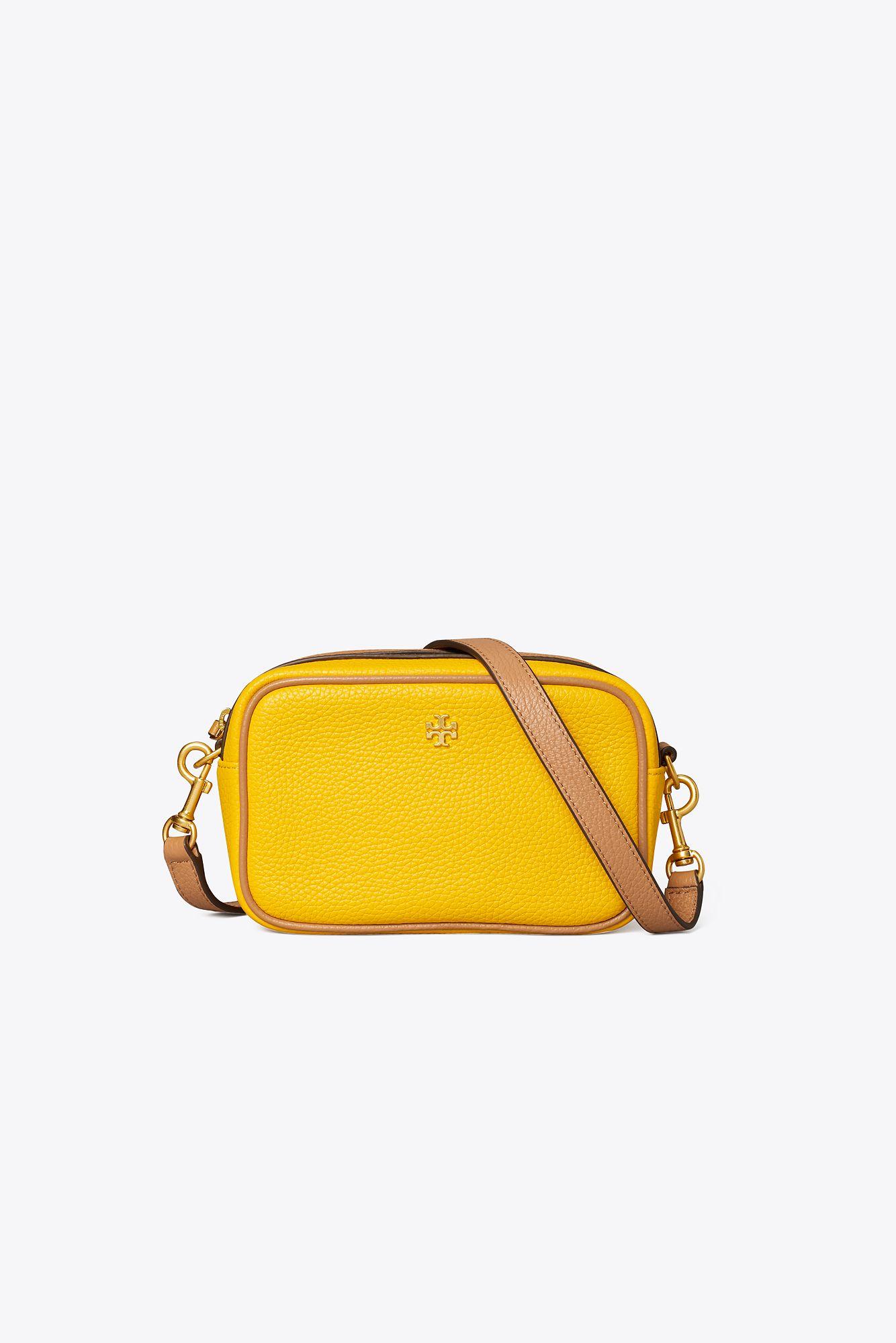 Tory Burch Blake Color-block Mini Camera Bag in Yellow | Lyst