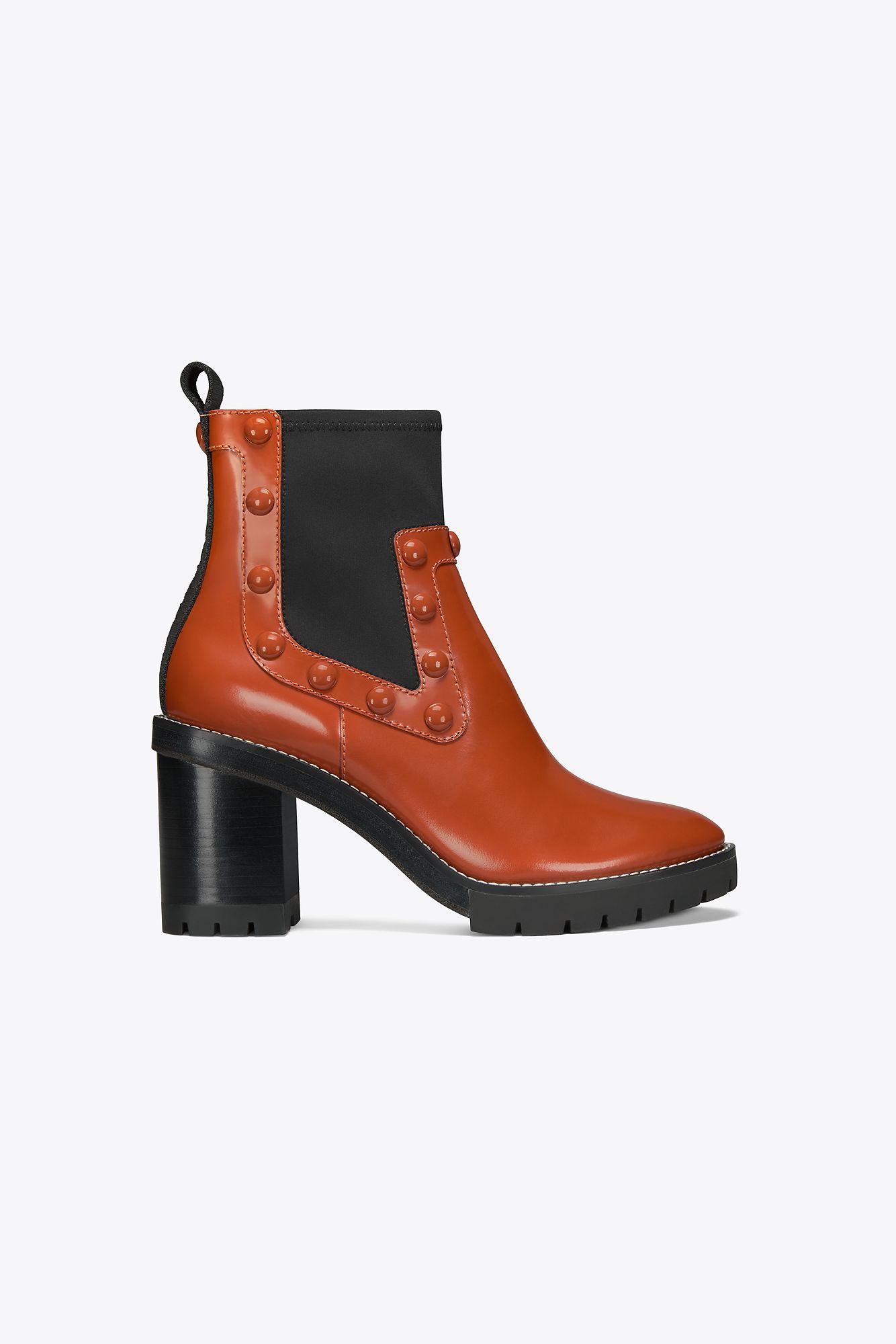 tory burch preston studded bootie