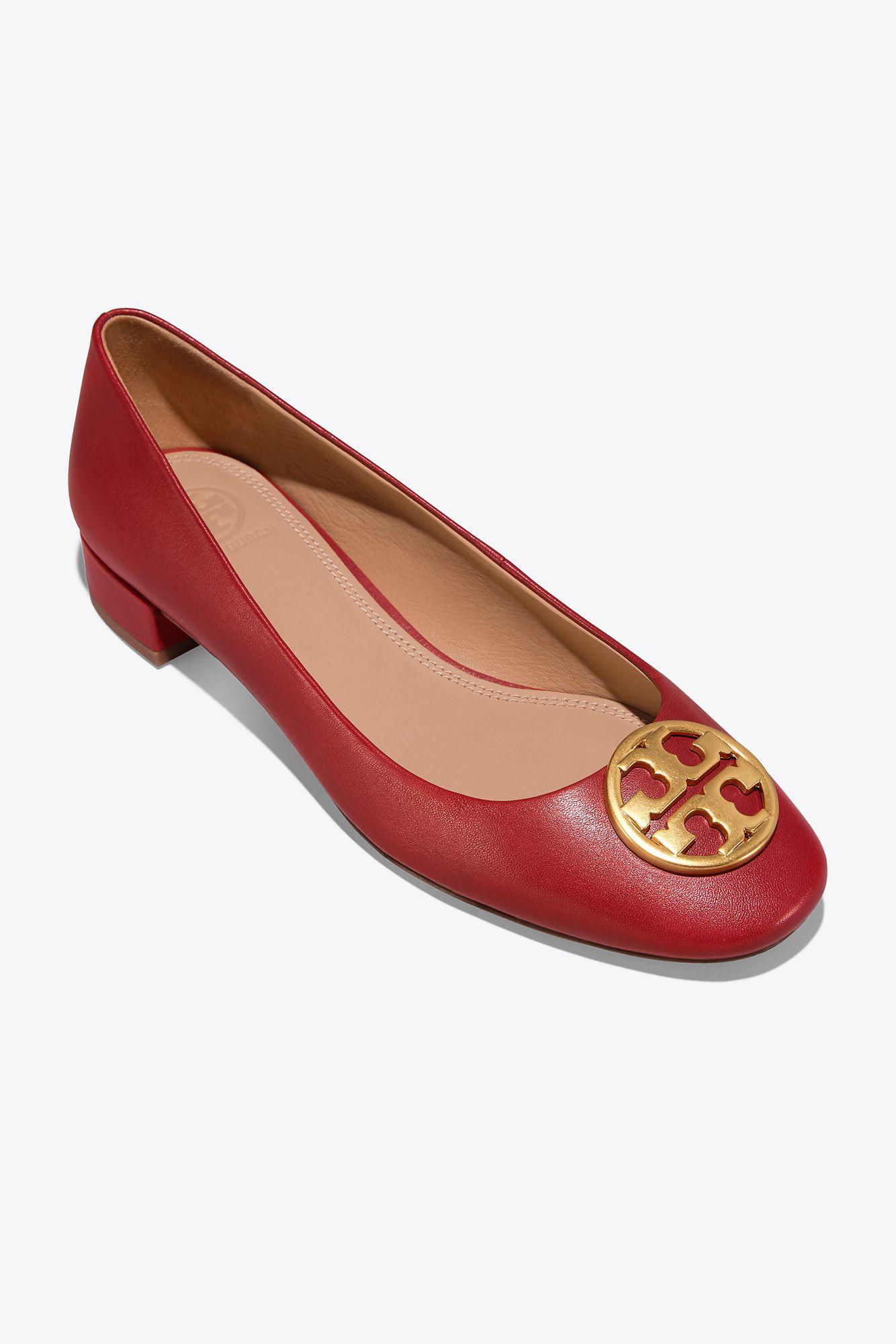 tory burch chelsea heeled ballet flat