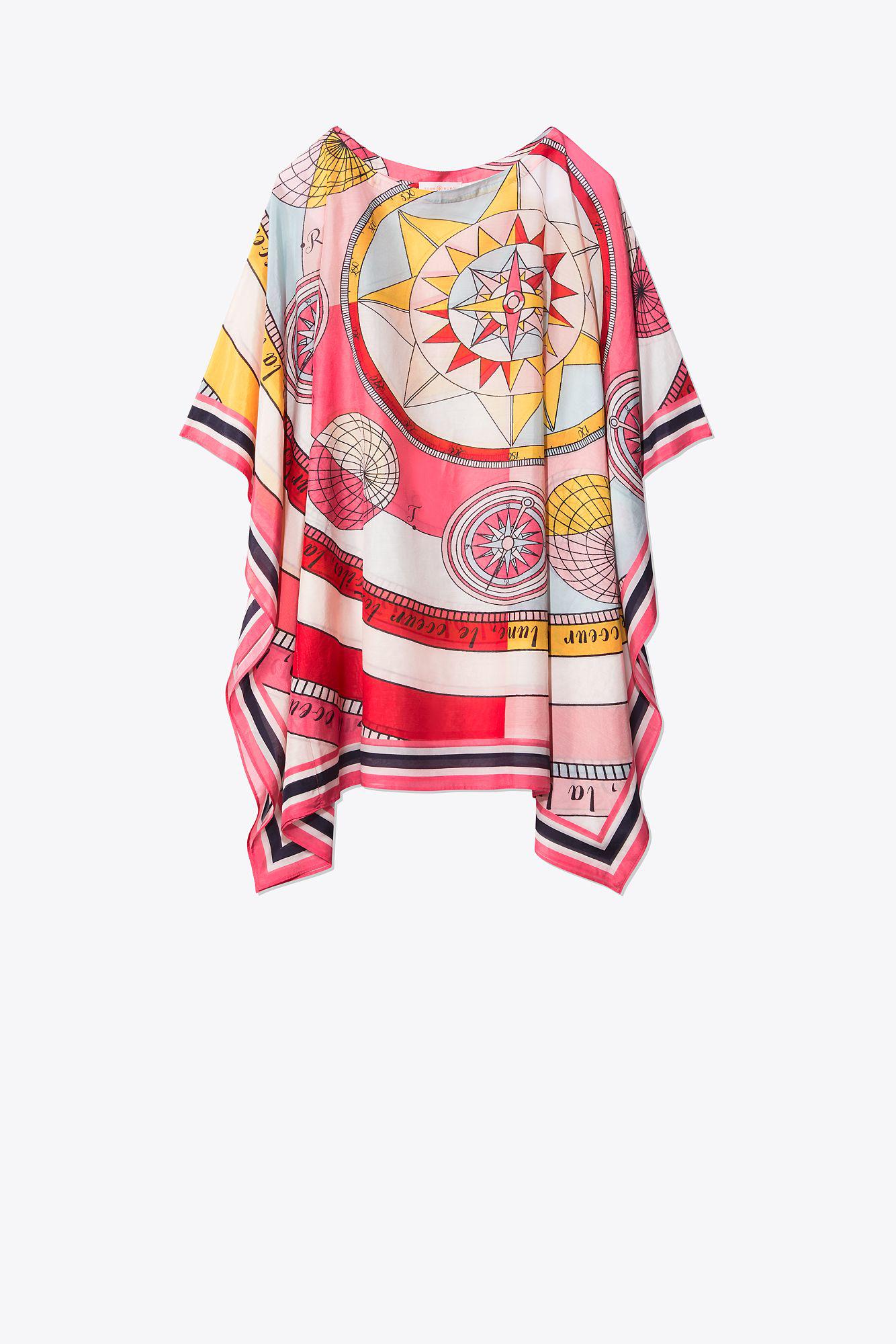 tory burch constellation beach caftan