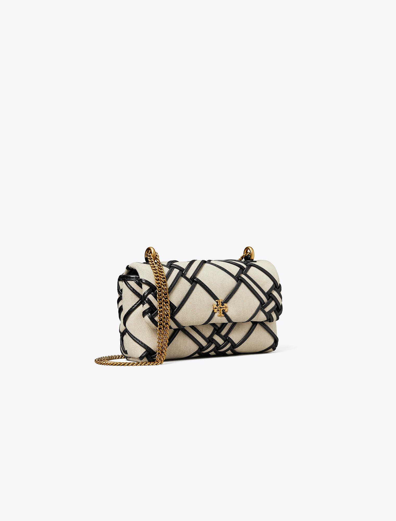 関税送料込★トリーバーチ★Kira Woven Canvas Mini Flap Bag Mini Kira Woven Canvas Flap Bag: Women's Handbags