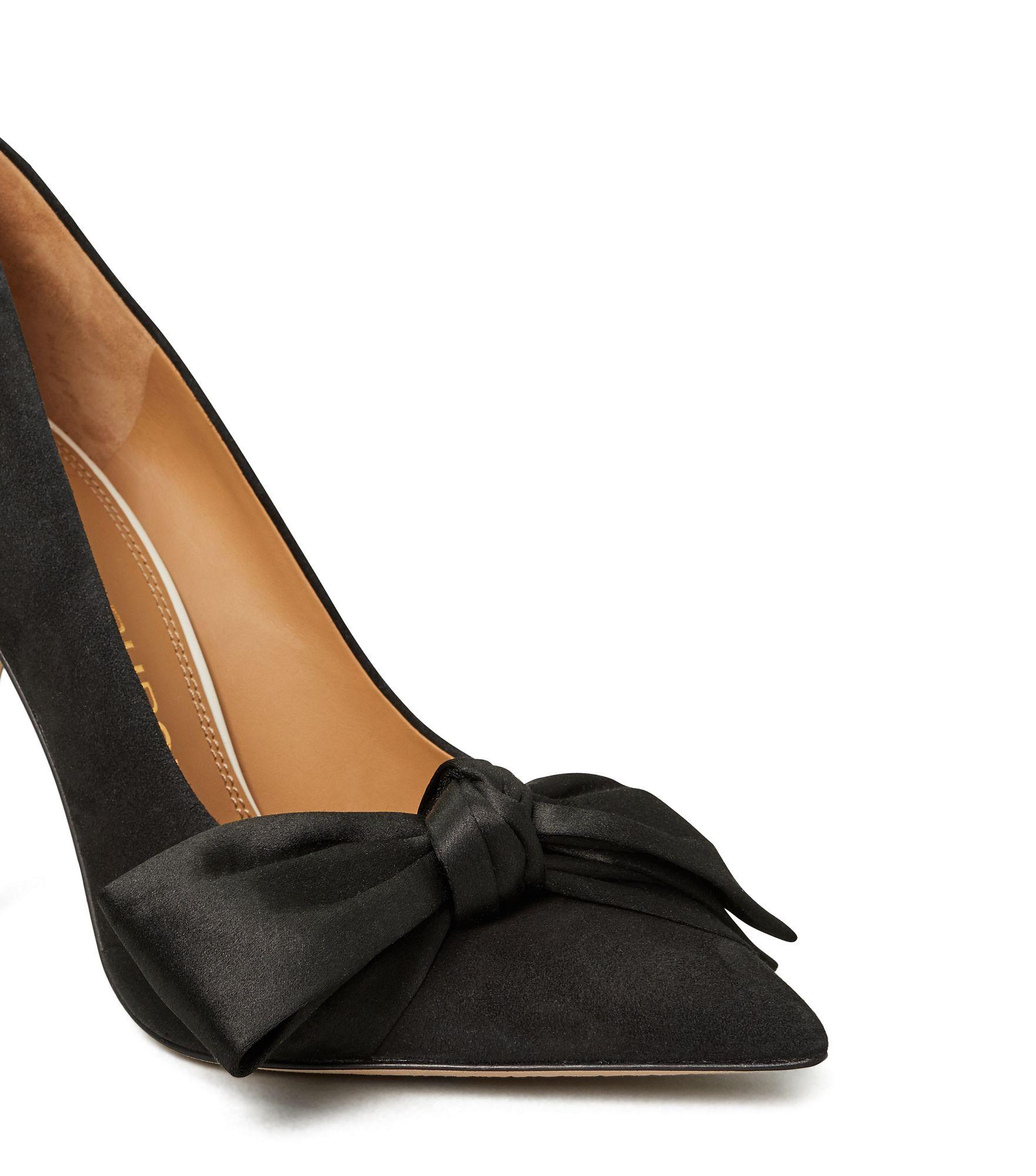 tory burch satin flats