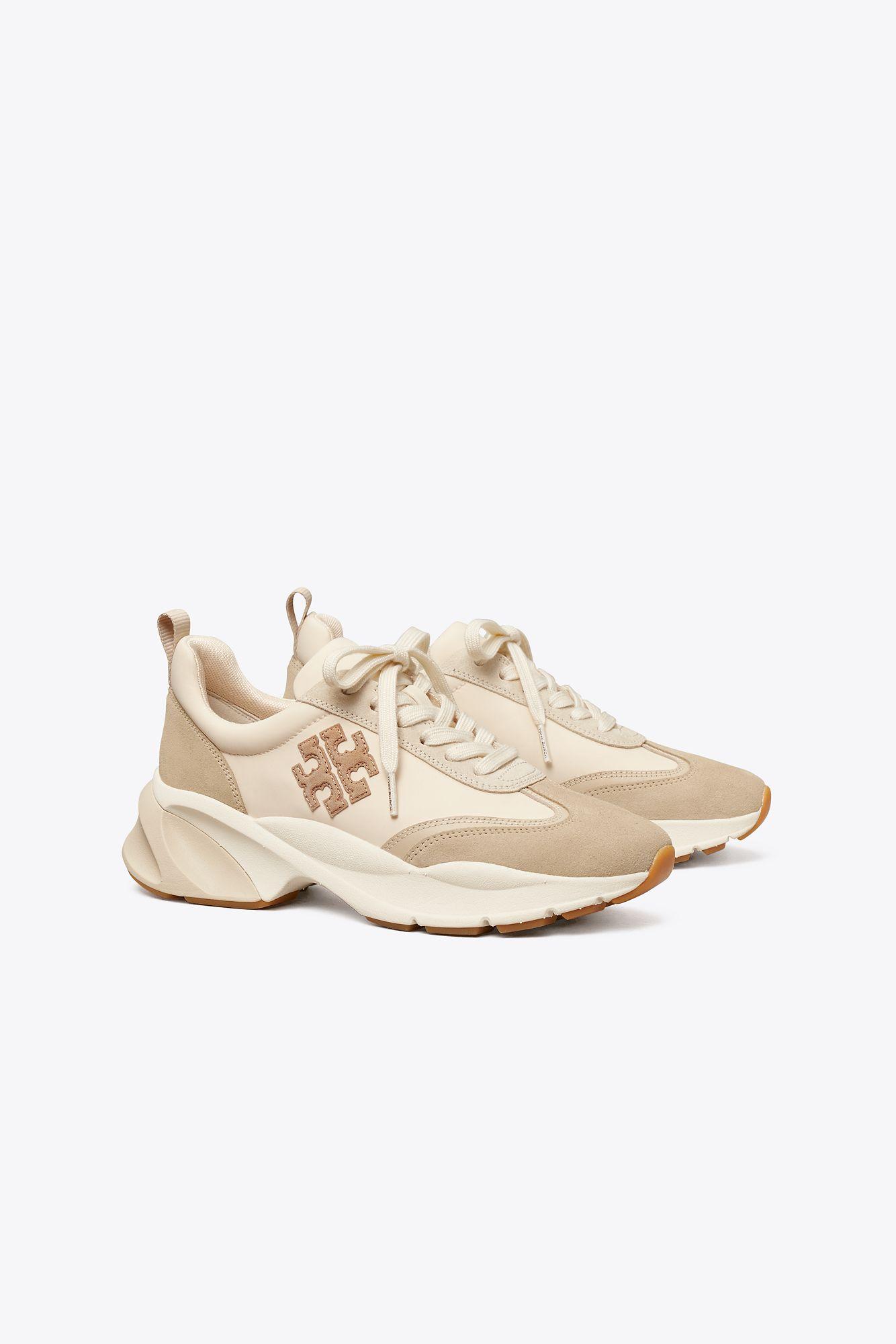 Tory Burch Good Luck Trainer in White | Lyst