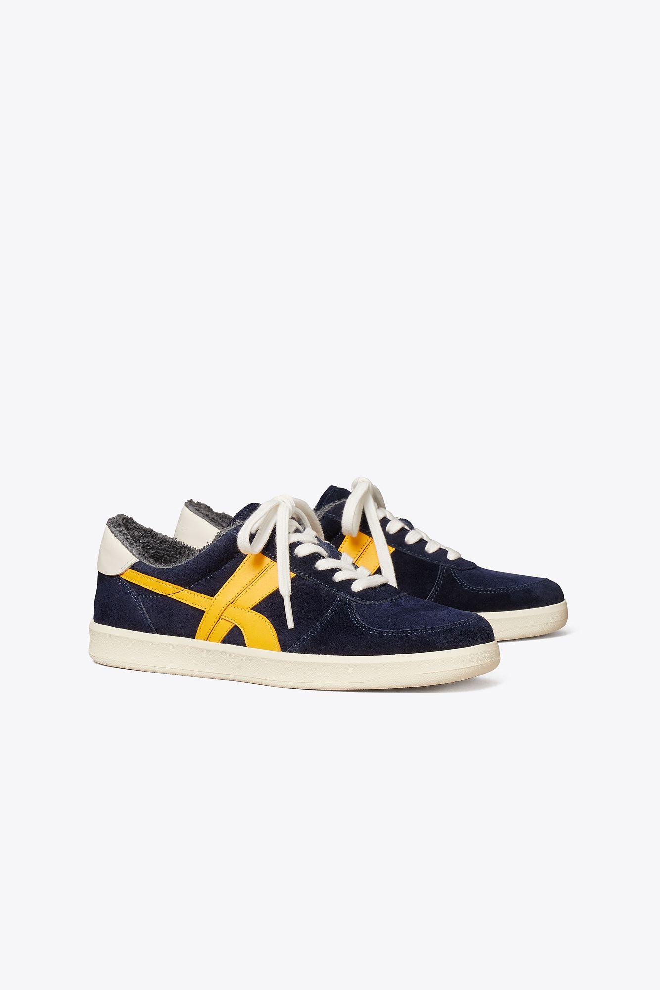 Tory Burch Hank Court Sneaker in Blue Lyst Tory Burch Hank Court Sneaker in Blue Lyst