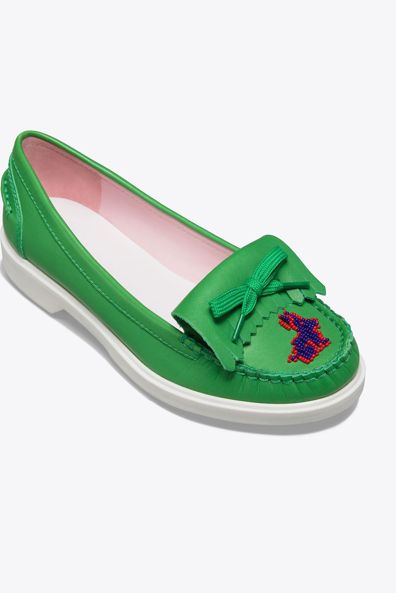 Tory Sport Leather Beaded Rabbit Golf Shoe 335 Sport Golf In Green Lyst